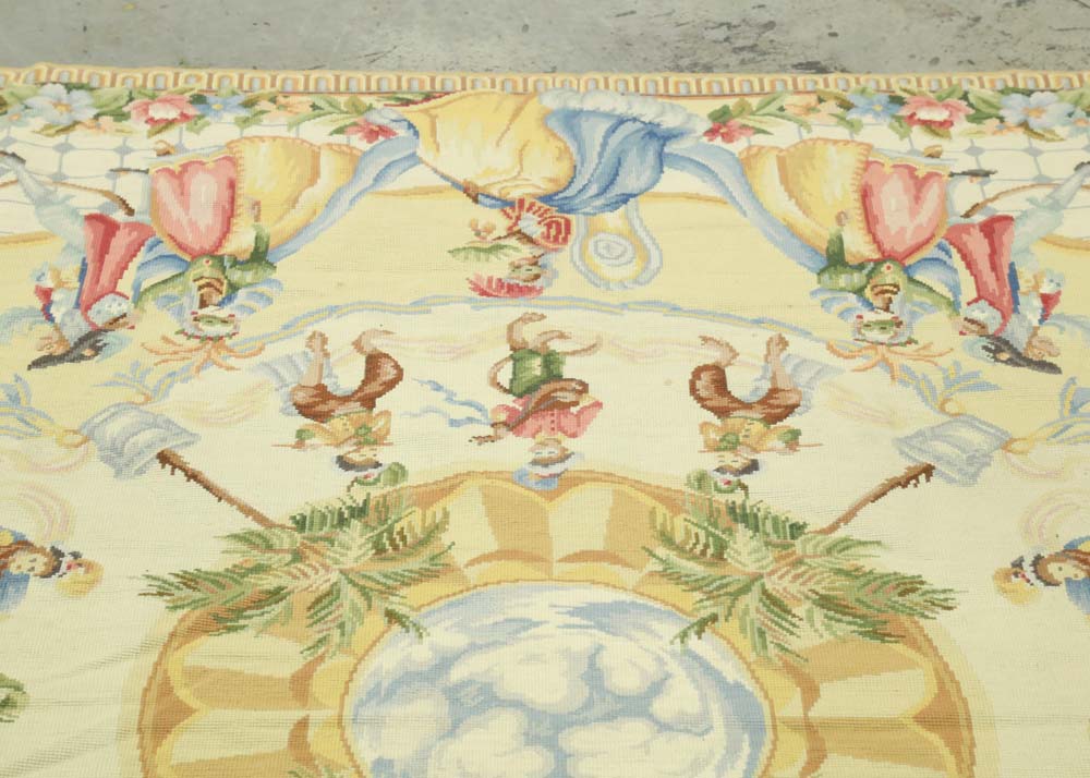Marcella "Victoriana" Needlepoint Area Rug
