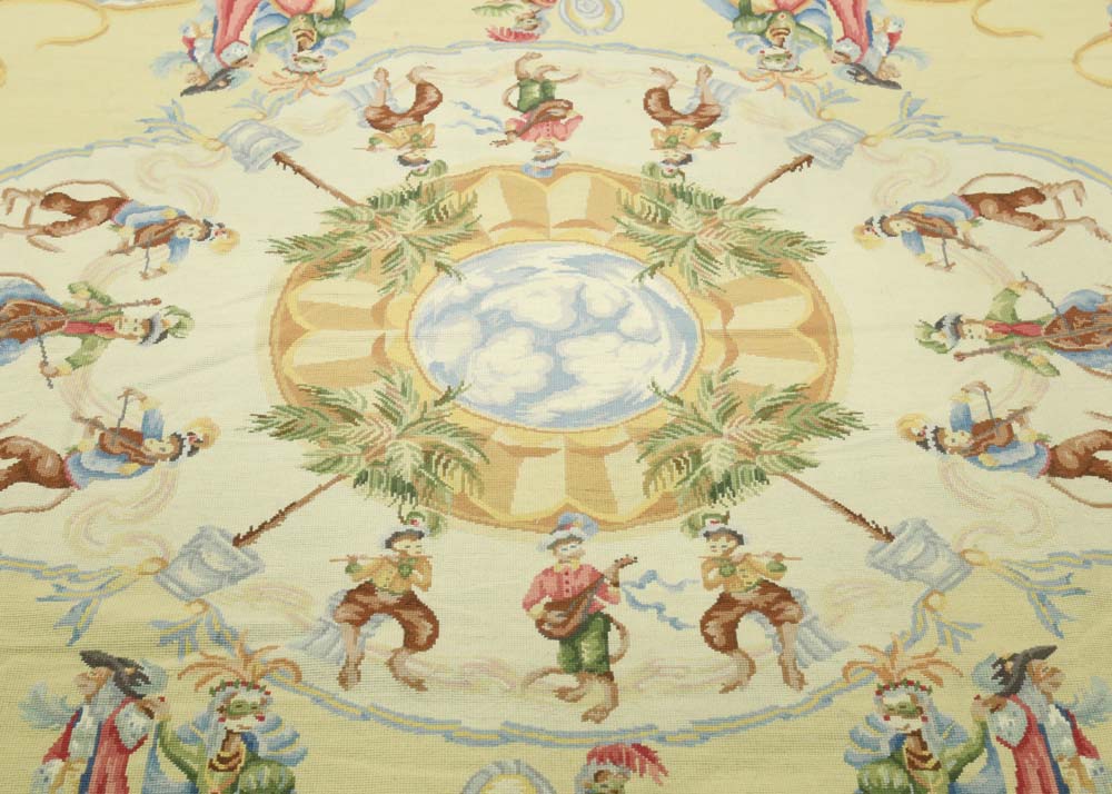 Marcella "Victoriana" Needlepoint Area Rug