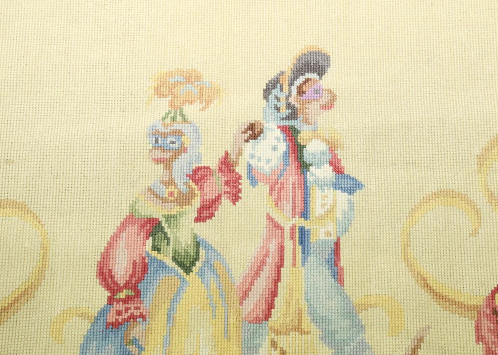 Marcella "Victoriana" Needlepoint Area Rug