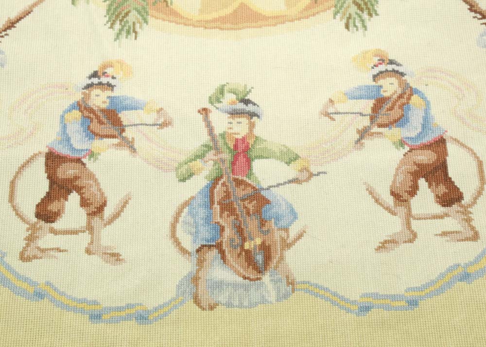 Marcella "Victoriana" Needlepoint Area Rug