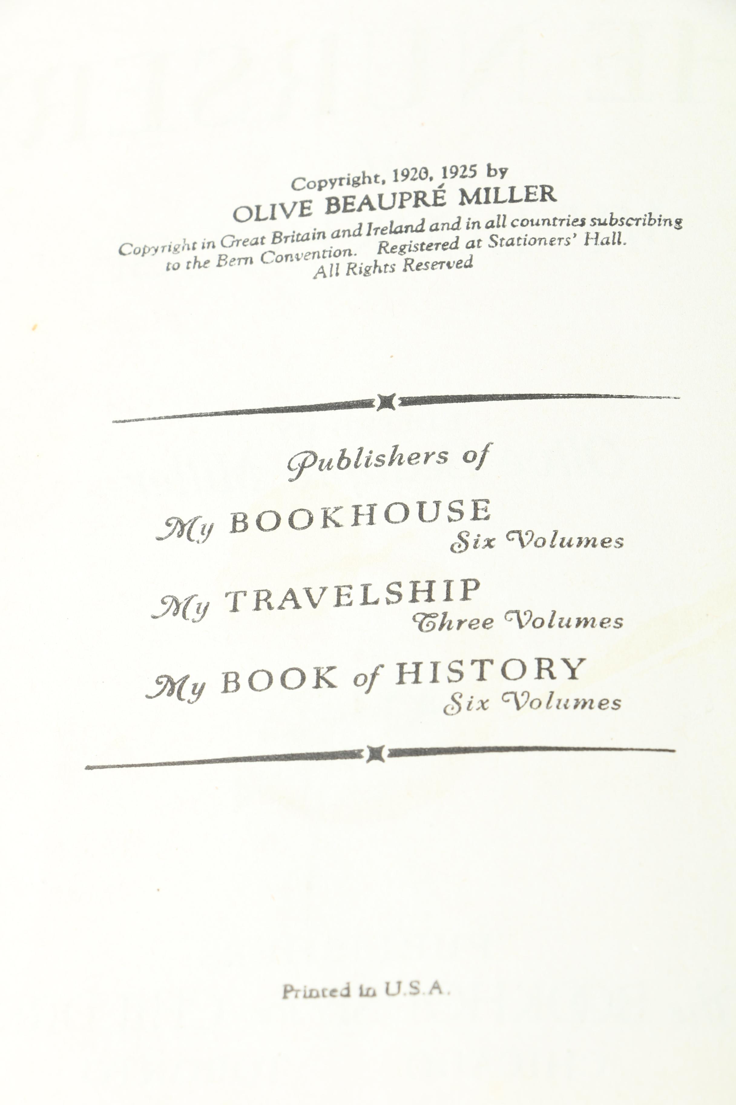 1920s "My Book House" Six-Volume Children's Book Set