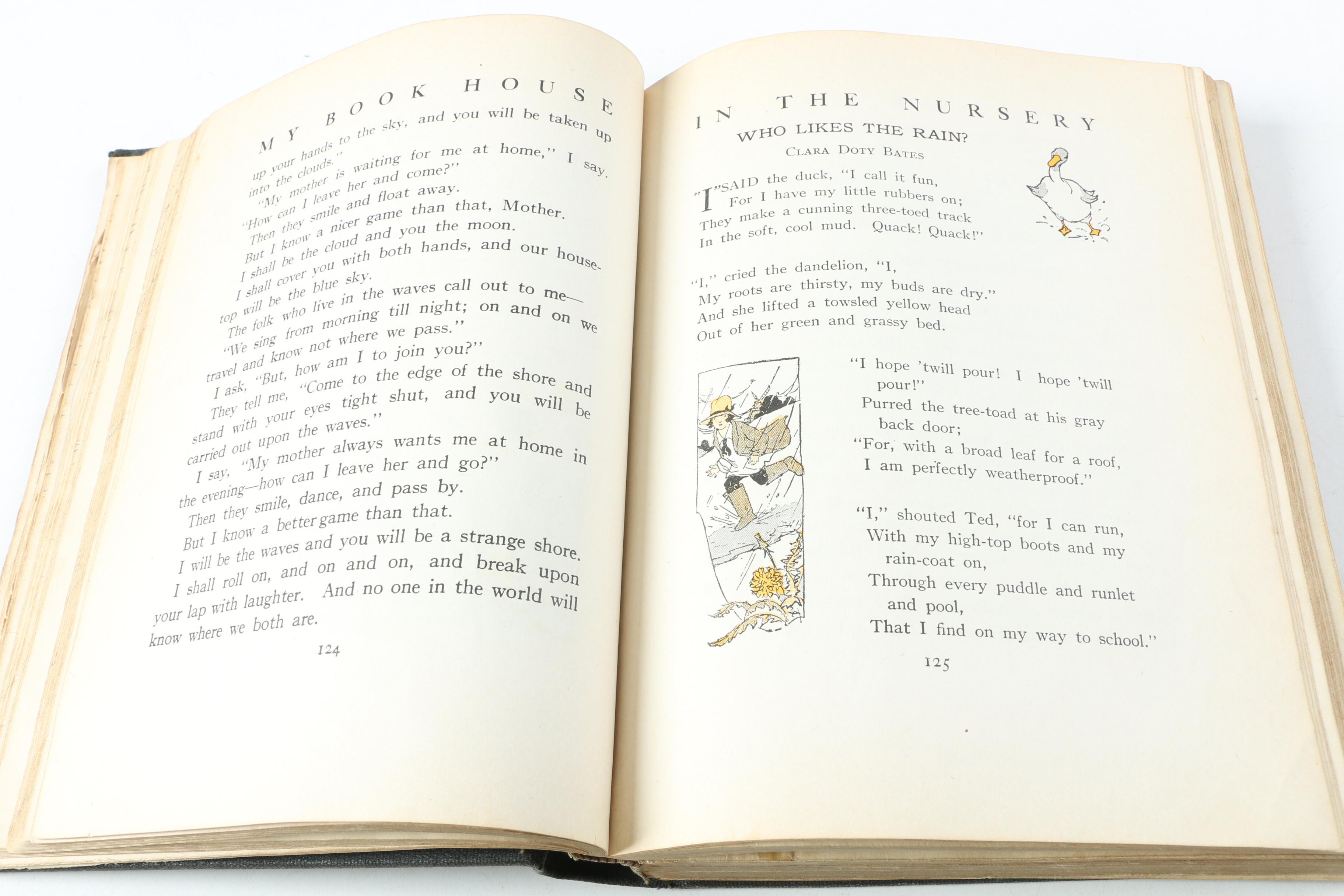 1920s "My Book House" Six-Volume Children's Book Set