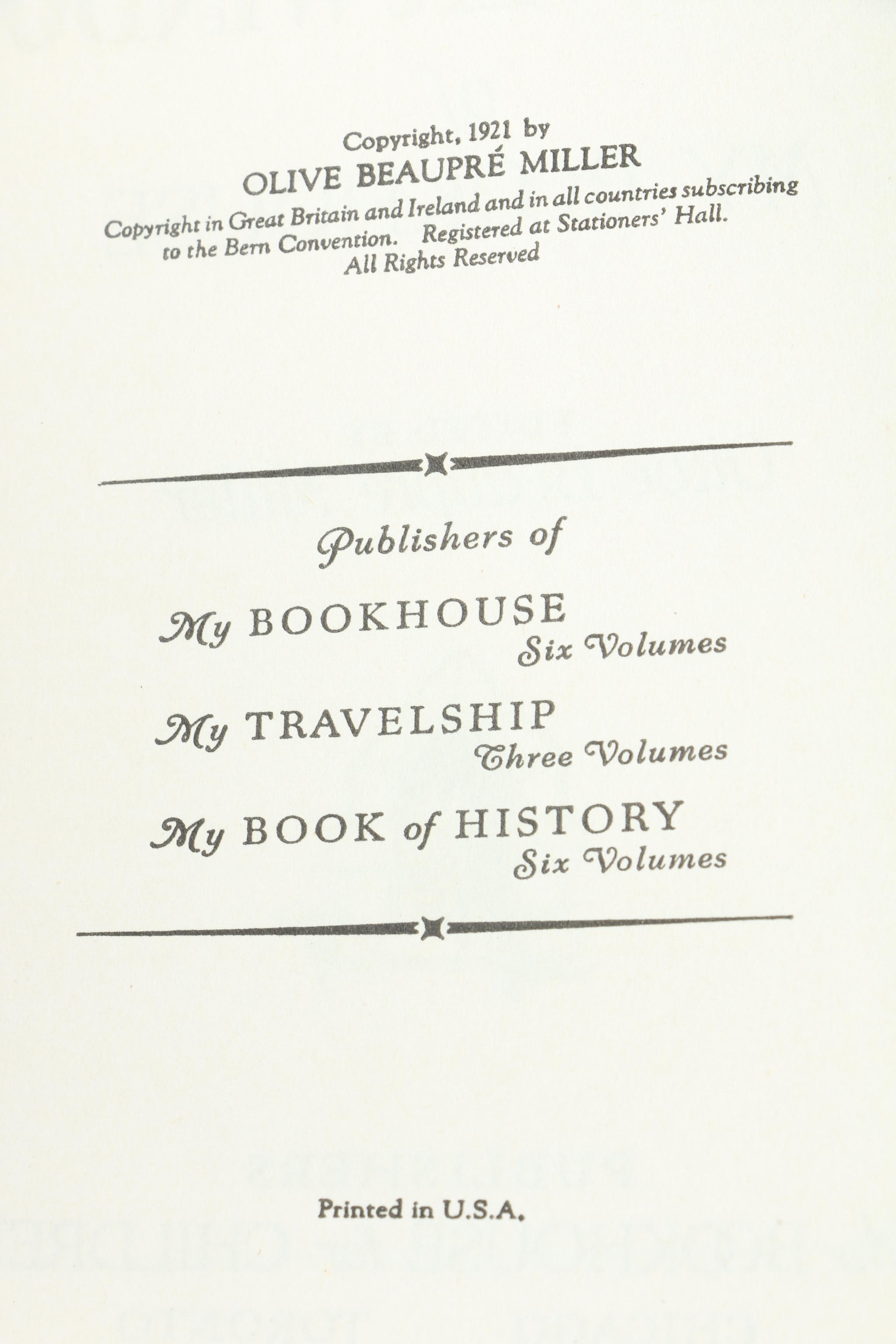 1920s "My Book House" Six-Volume Children's Book Set