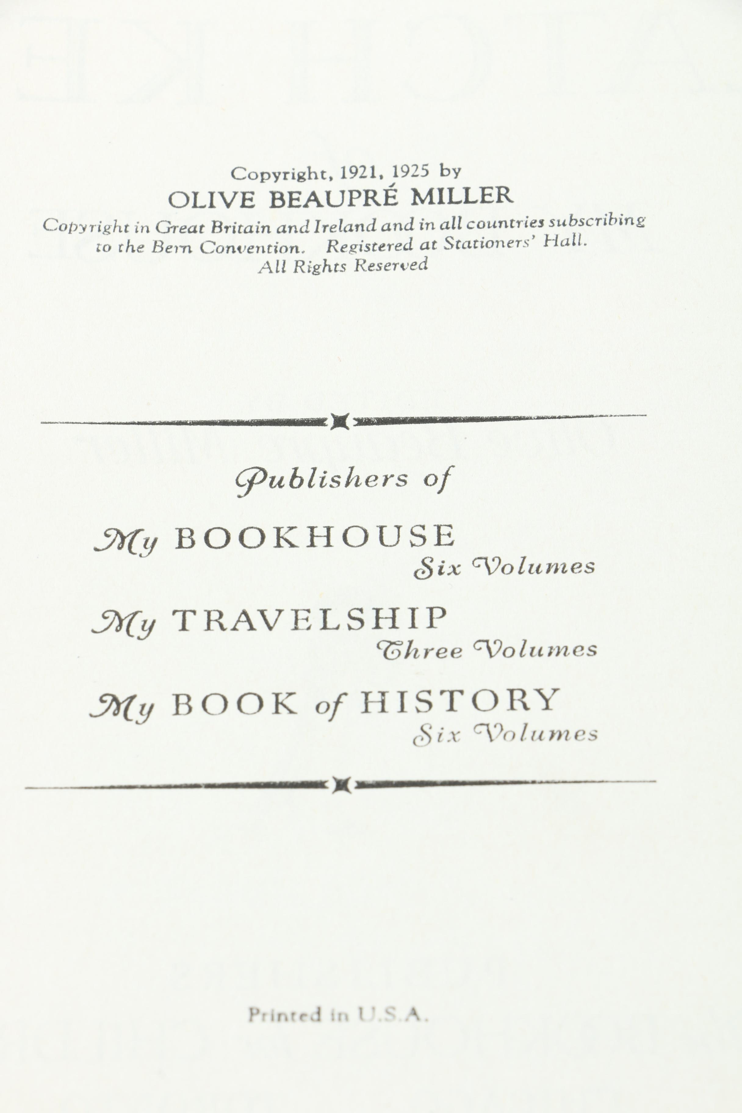 1920s "My Book House" Six-Volume Children's Book Set