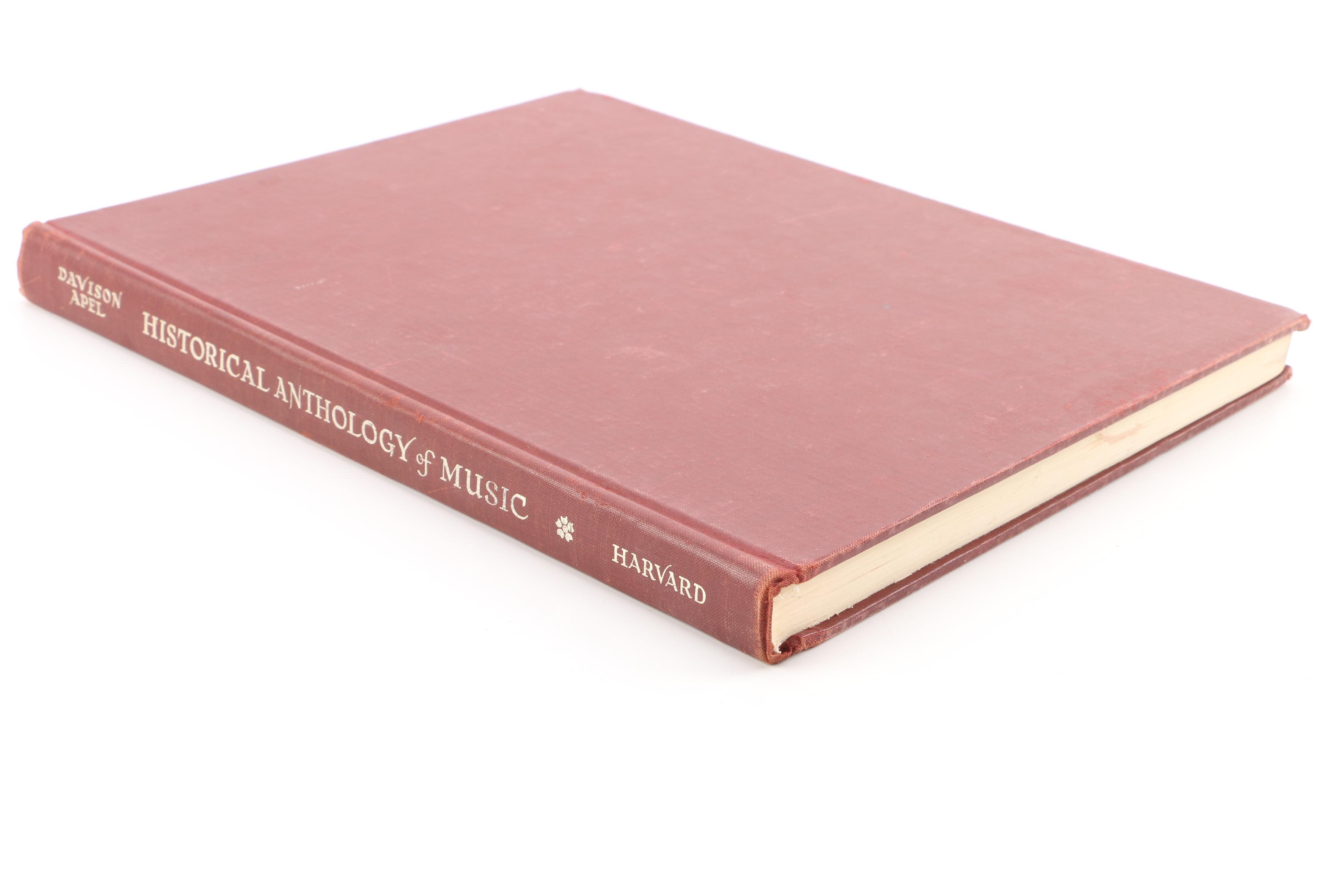 1972 "Historical Anthology of Music" in Two Volumes