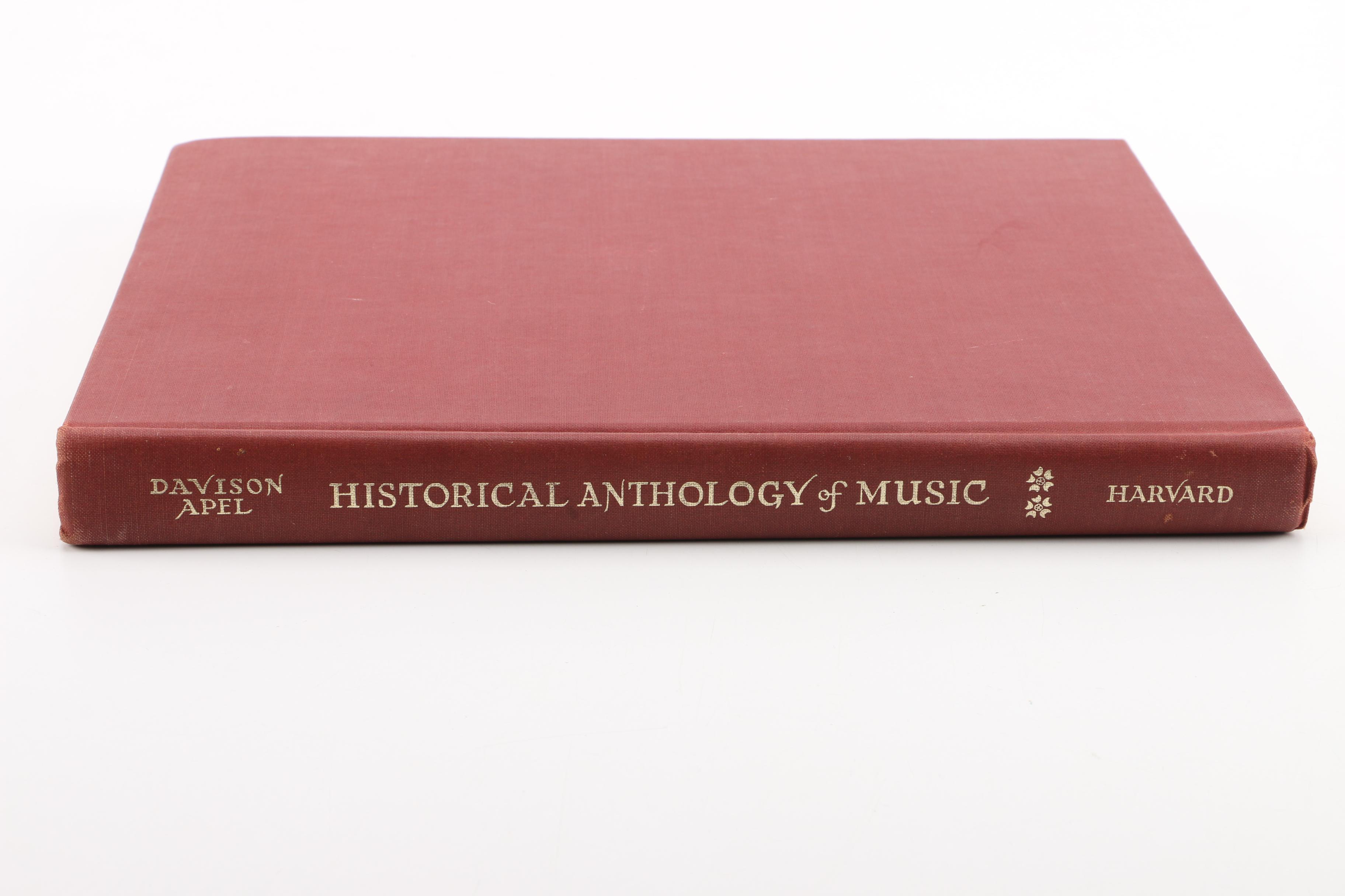 1972 "Historical Anthology of Music" in Two Volumes