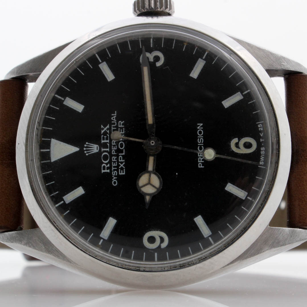 Vintage 1968 Rolex Oyster Perpetual Explorer Stainless Steel Watch