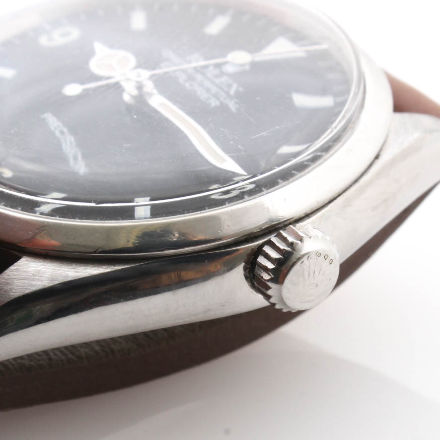 Vintage 1968 Rolex Oyster Perpetual Explorer Stainless Steel Watch