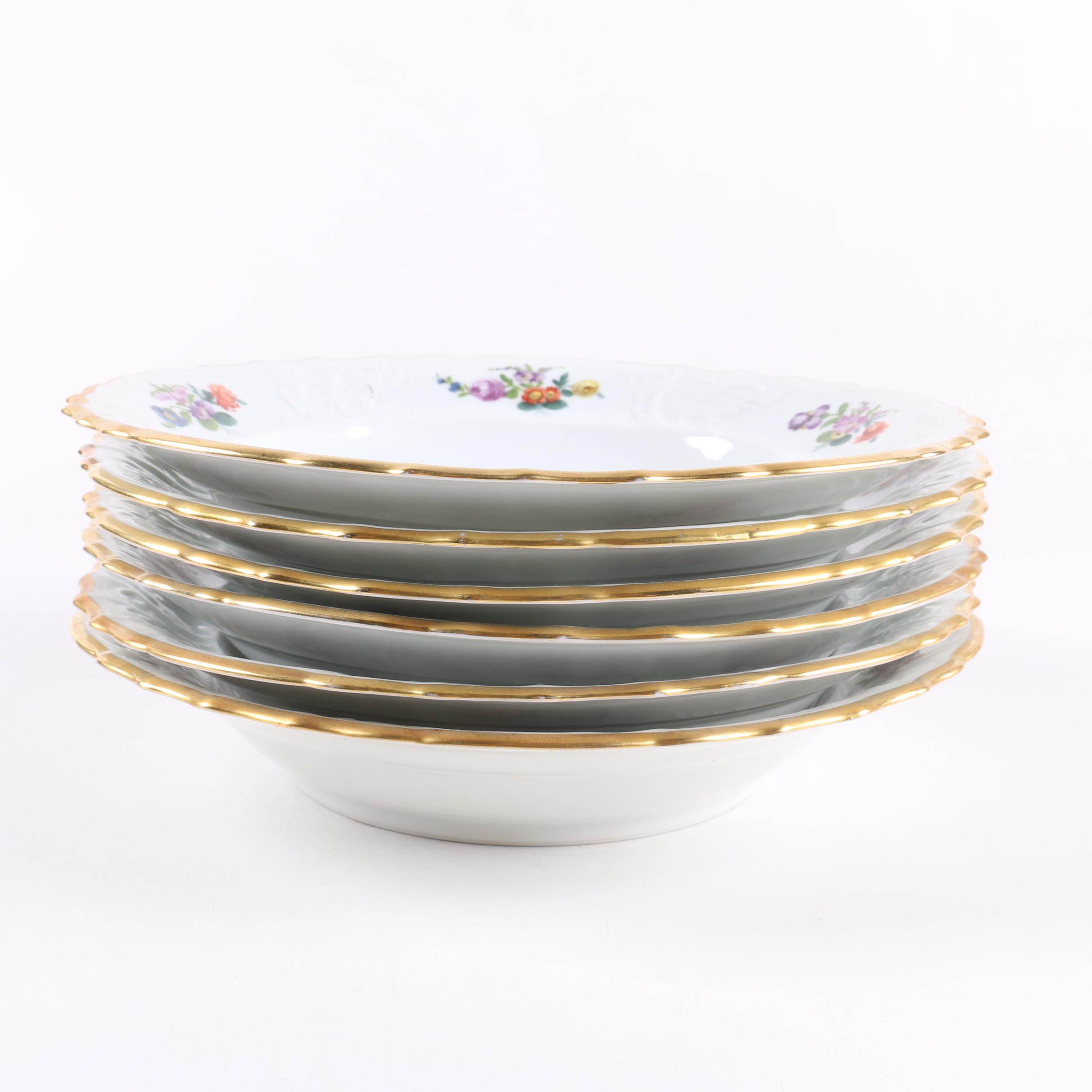 1917-1926 Fraureuth Floral Tableware