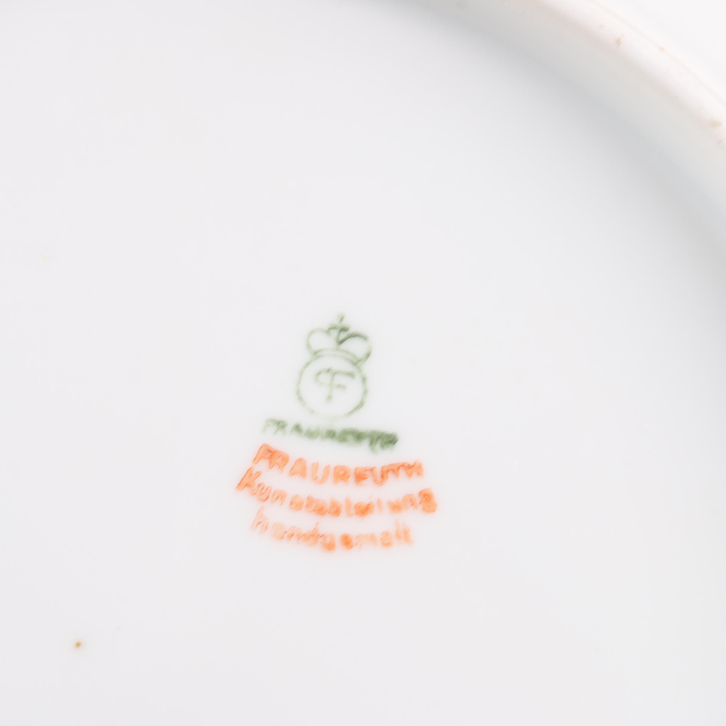 1917-1926 Fraureuth Floral Tableware