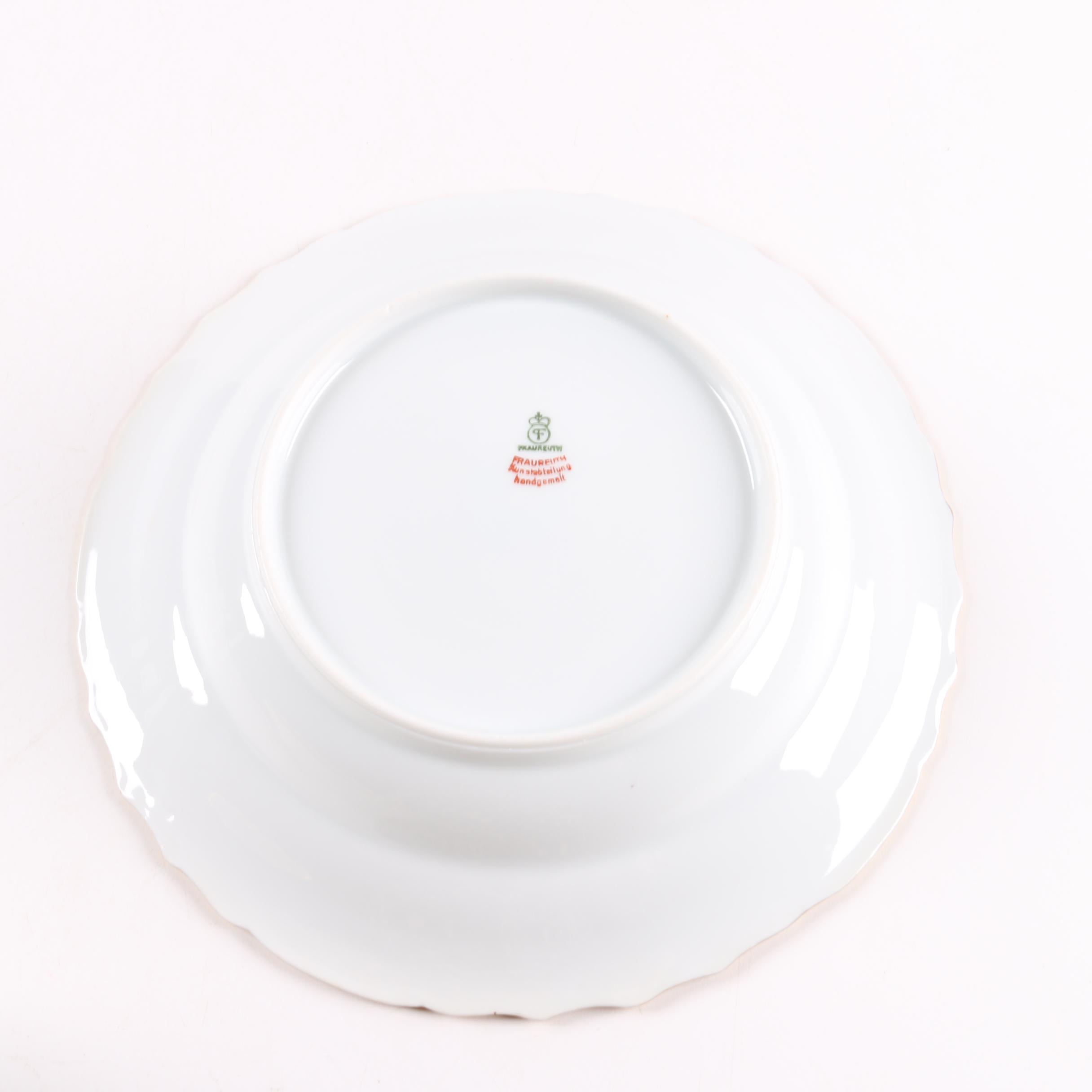 1917-1926 Fraureuth Floral Tableware