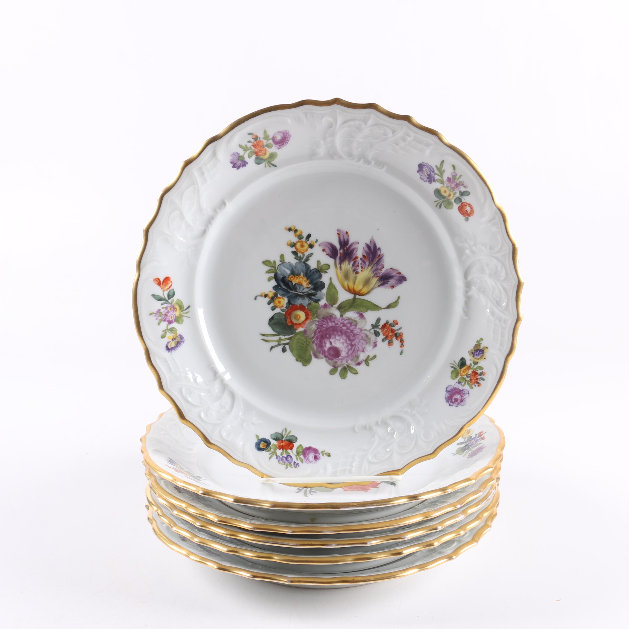 1917-1926 Fraureuth Floral Tableware