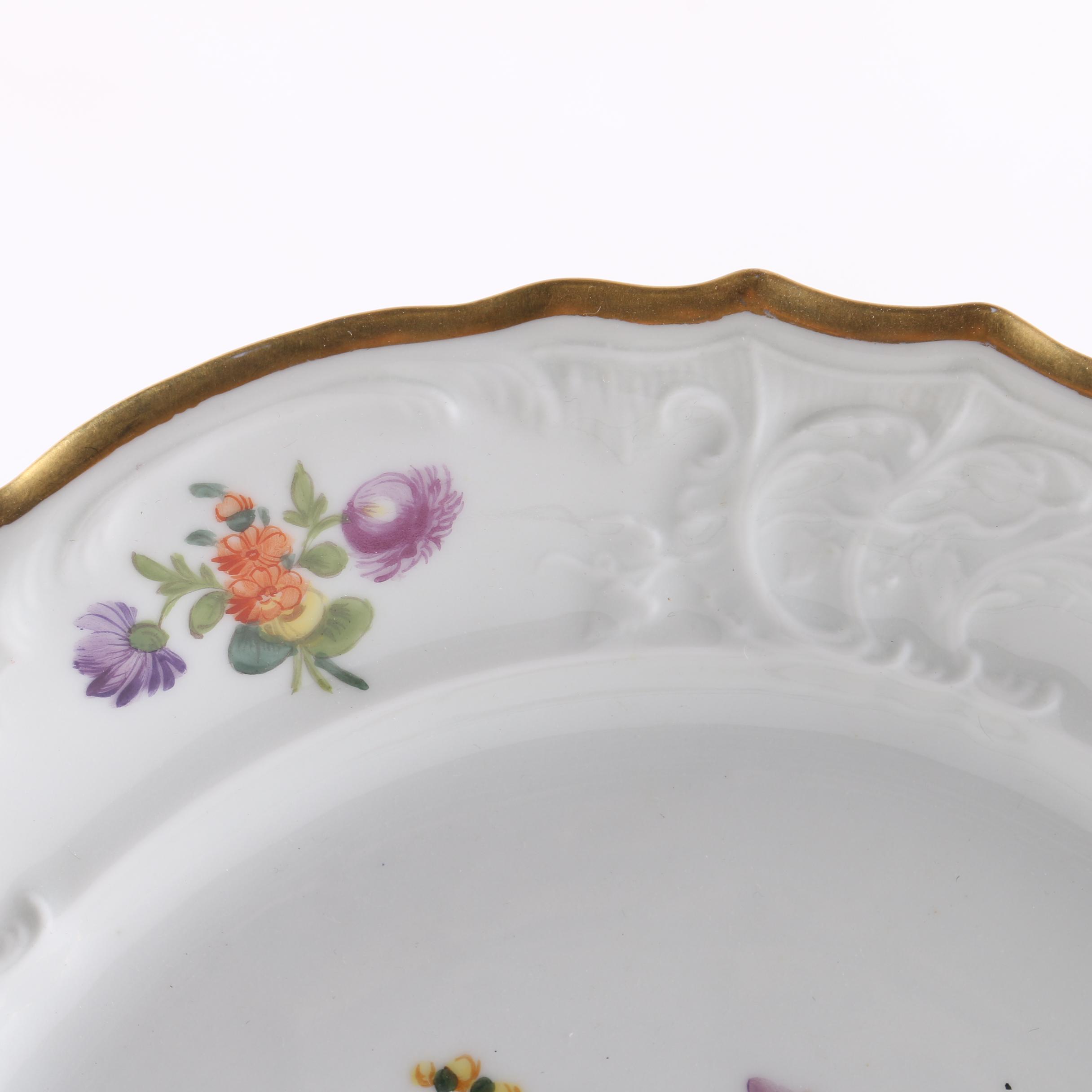 1917-1926 Fraureuth Floral Tableware