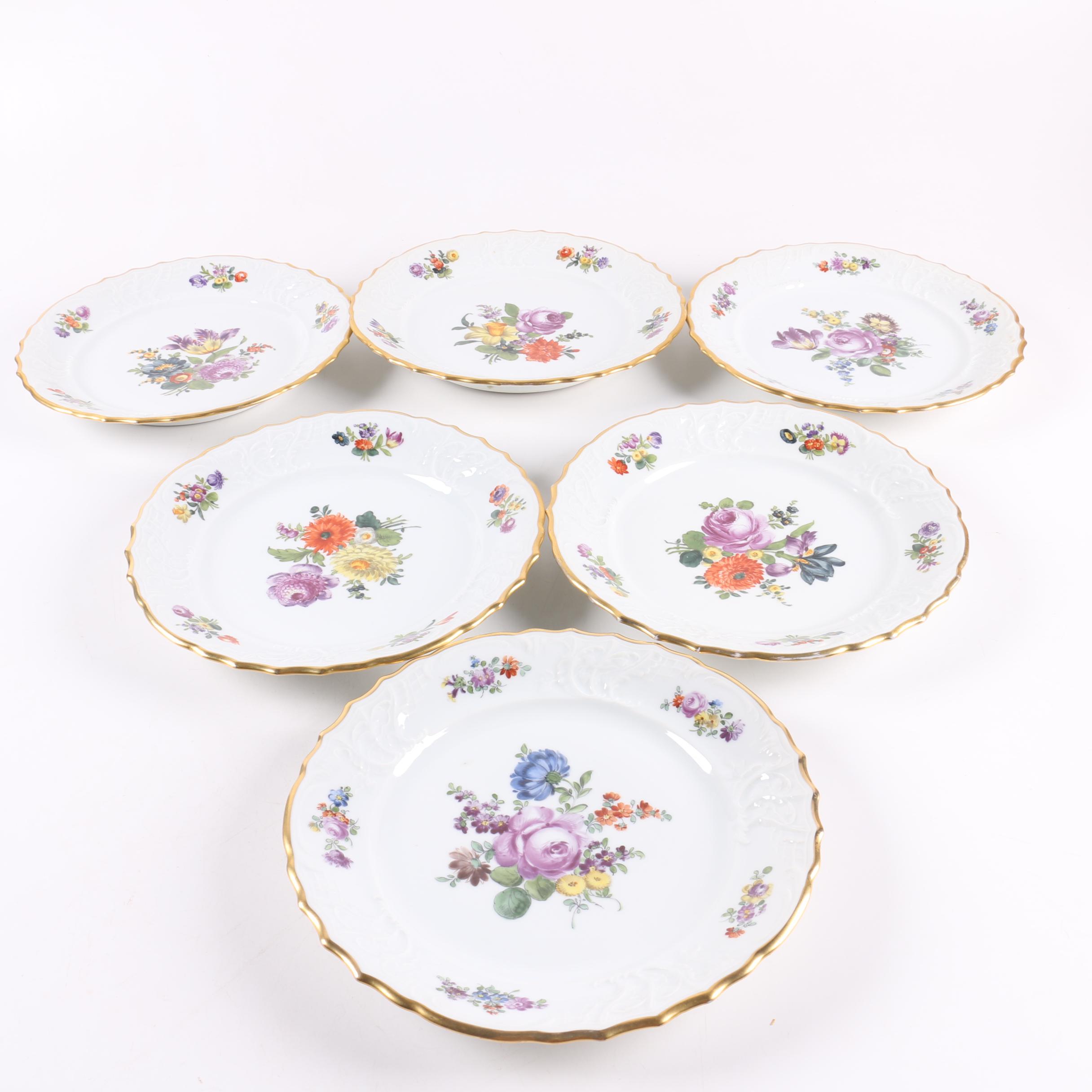 1917-1926 Fraureuth Floral Tableware