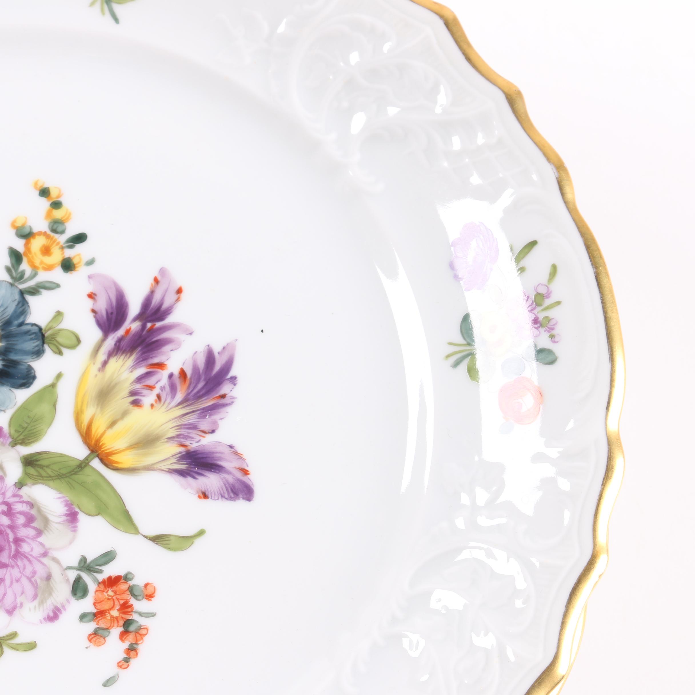 1917-1926 Fraureuth Floral Tableware