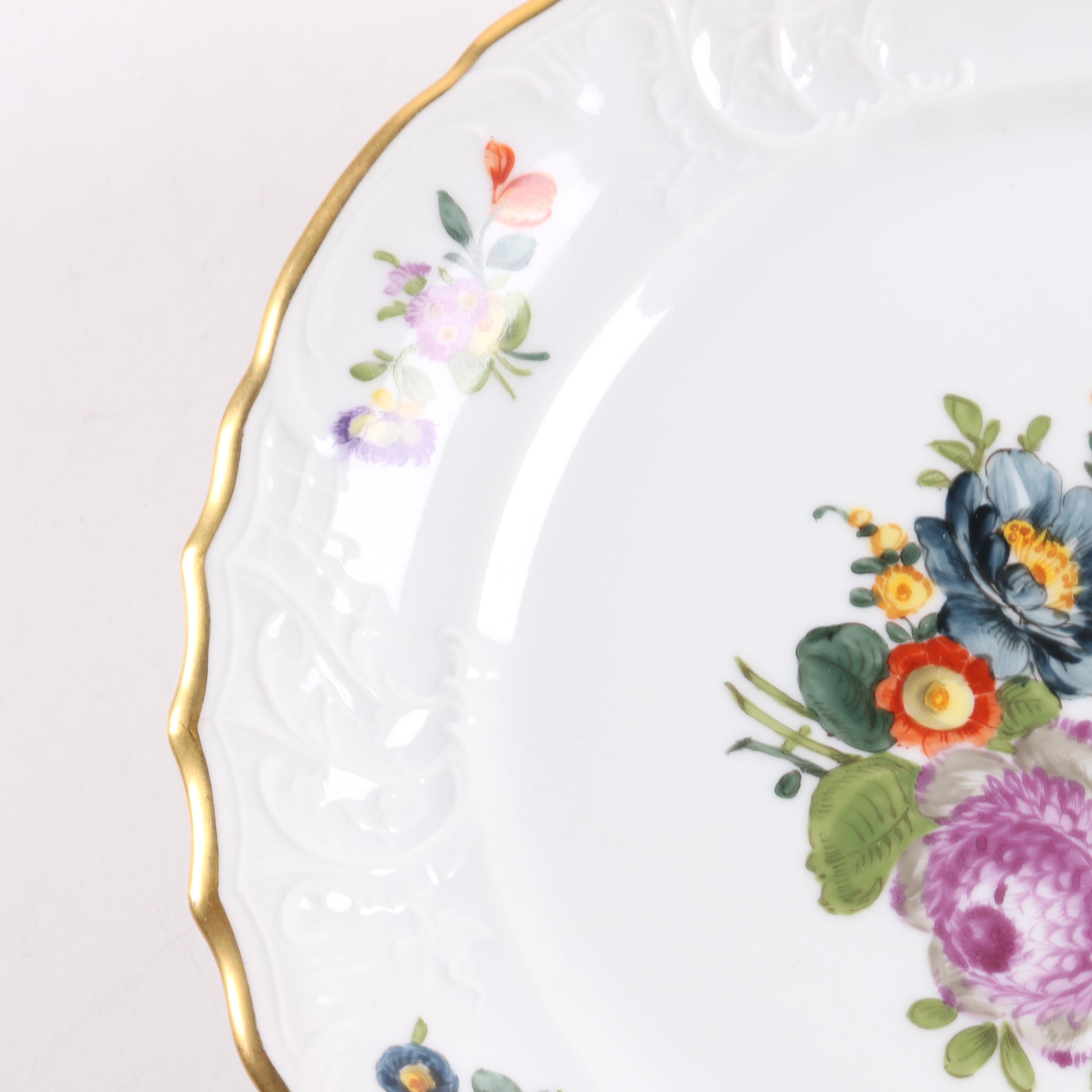 1917-1926 Fraureuth Floral Tableware