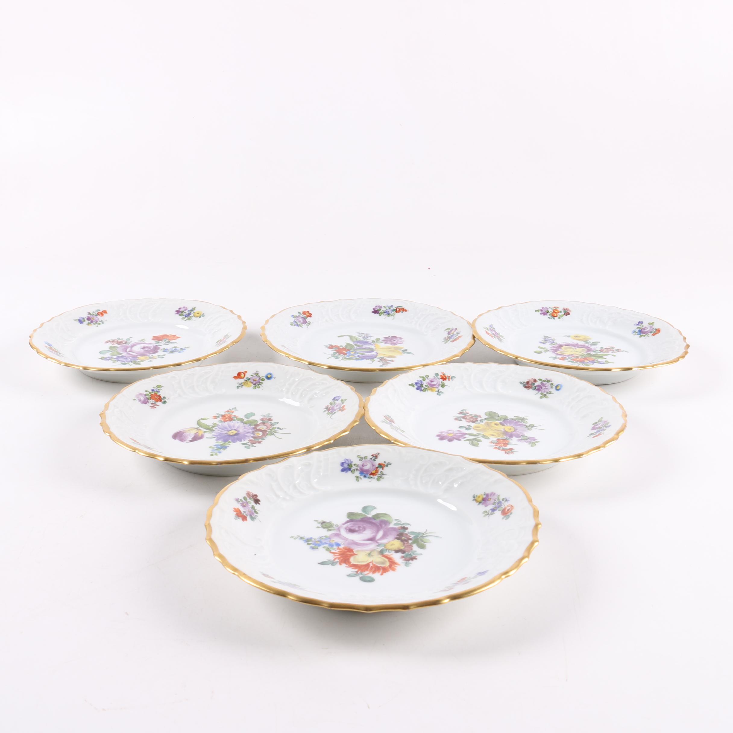 1917-1926 Fraureuth Floral Tableware