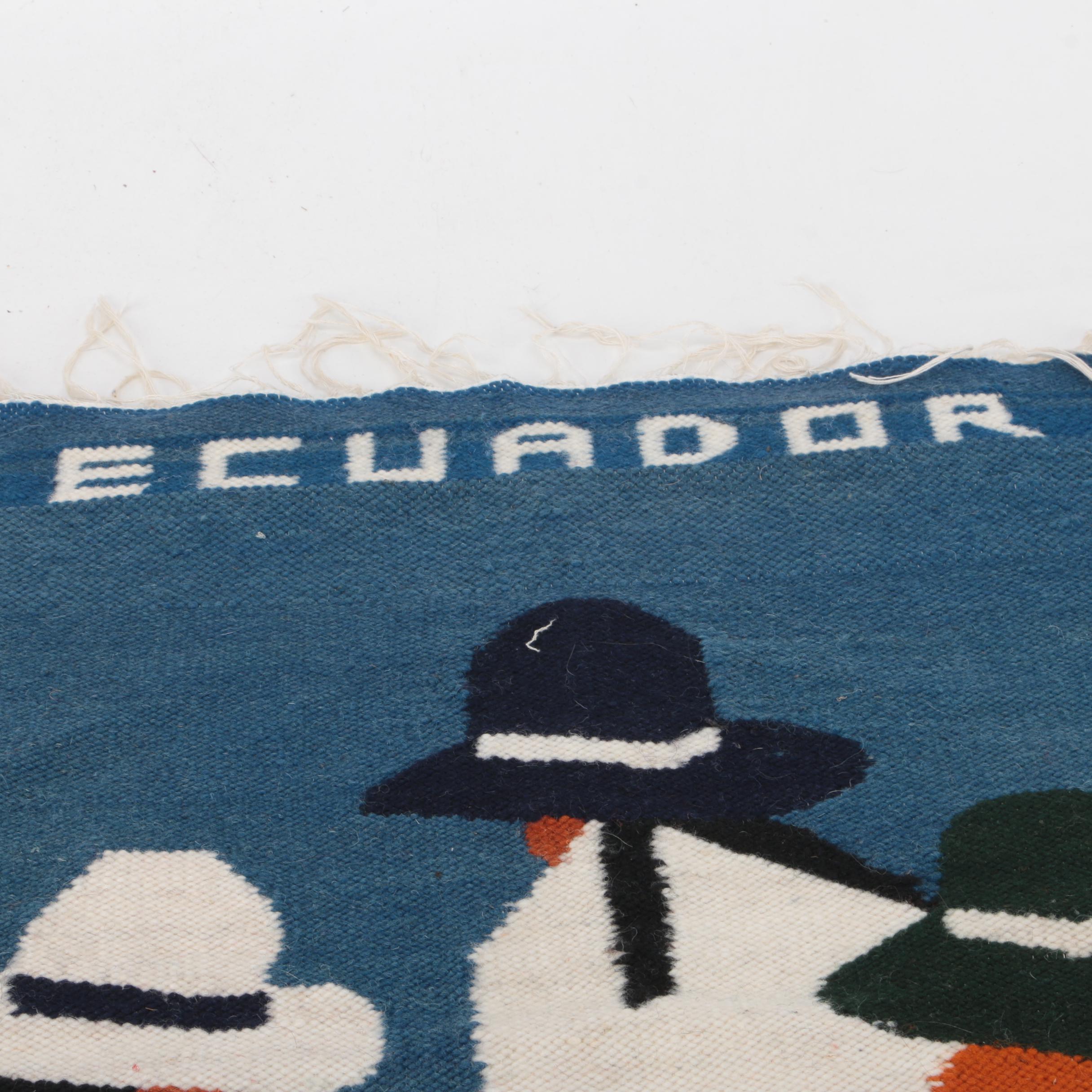 Hand-Woven Ecuador Wall Hanging