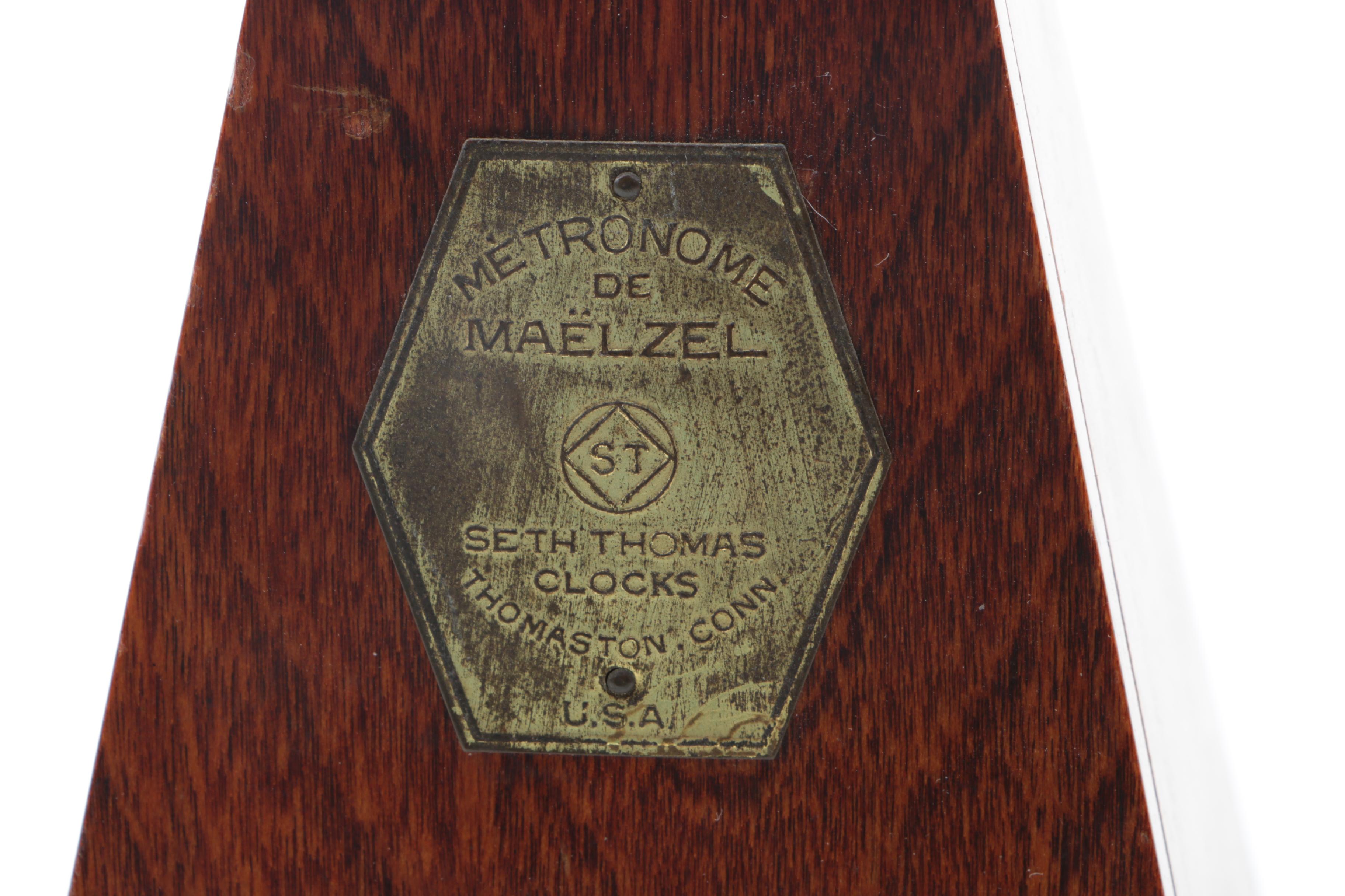 Seth Thomas Metronome De Maelzel