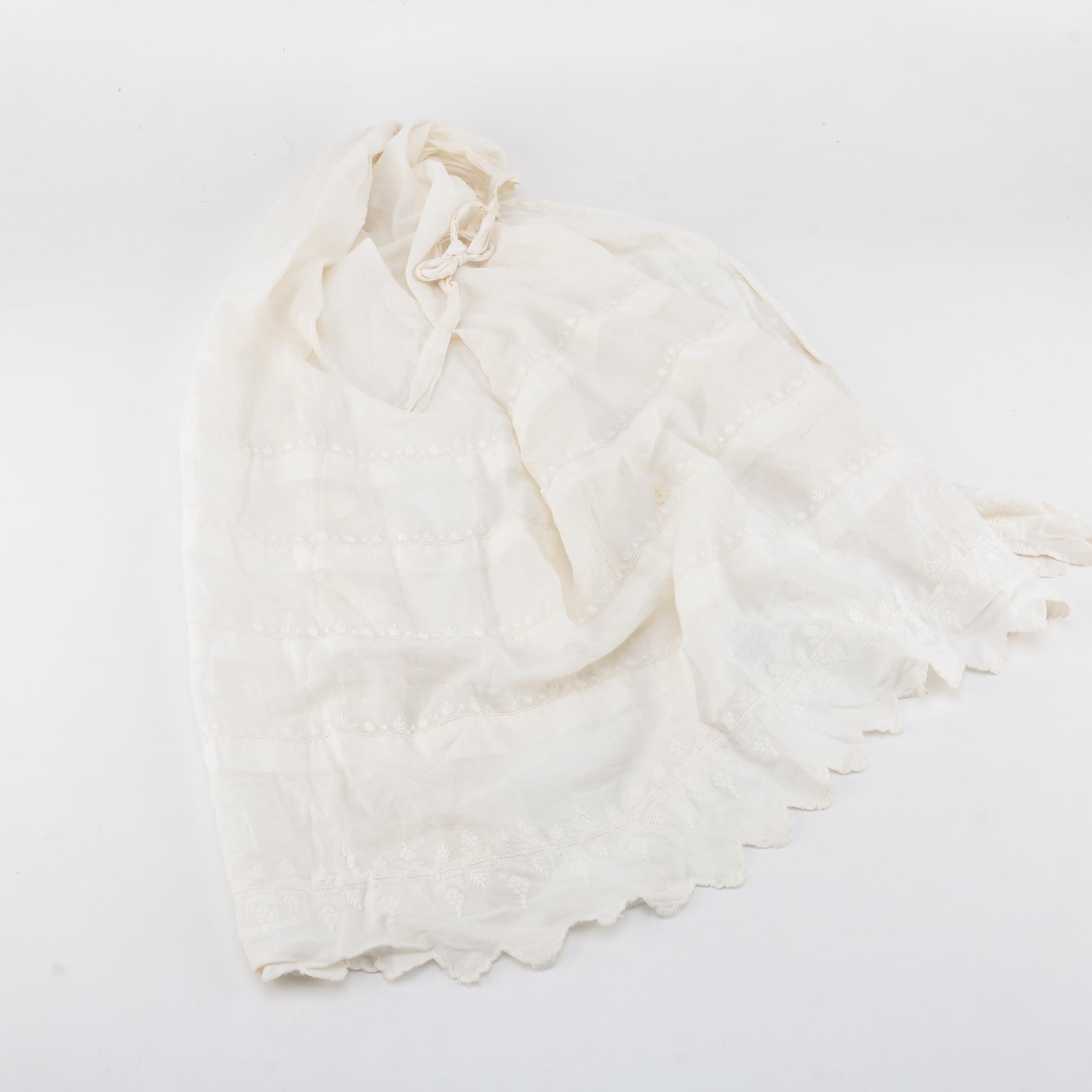 Antique Victorian Cotton Apron