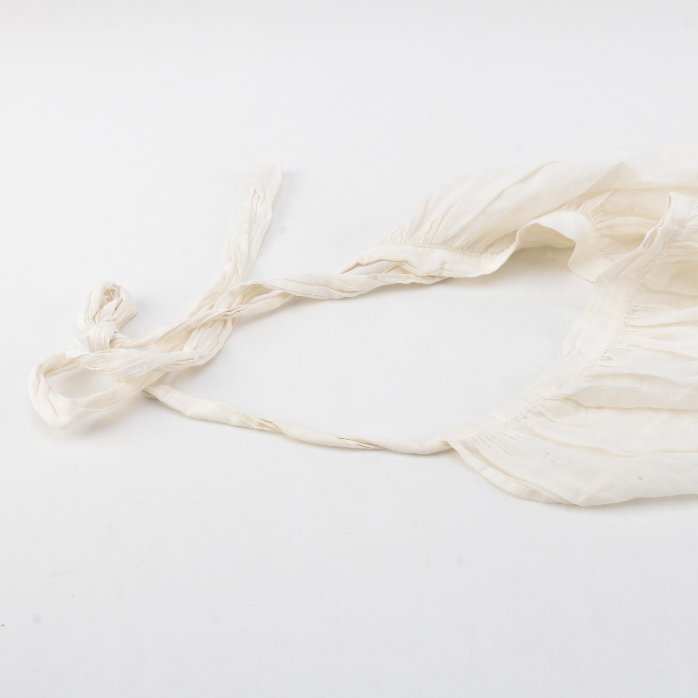 Antique Victorian Cotton Apron