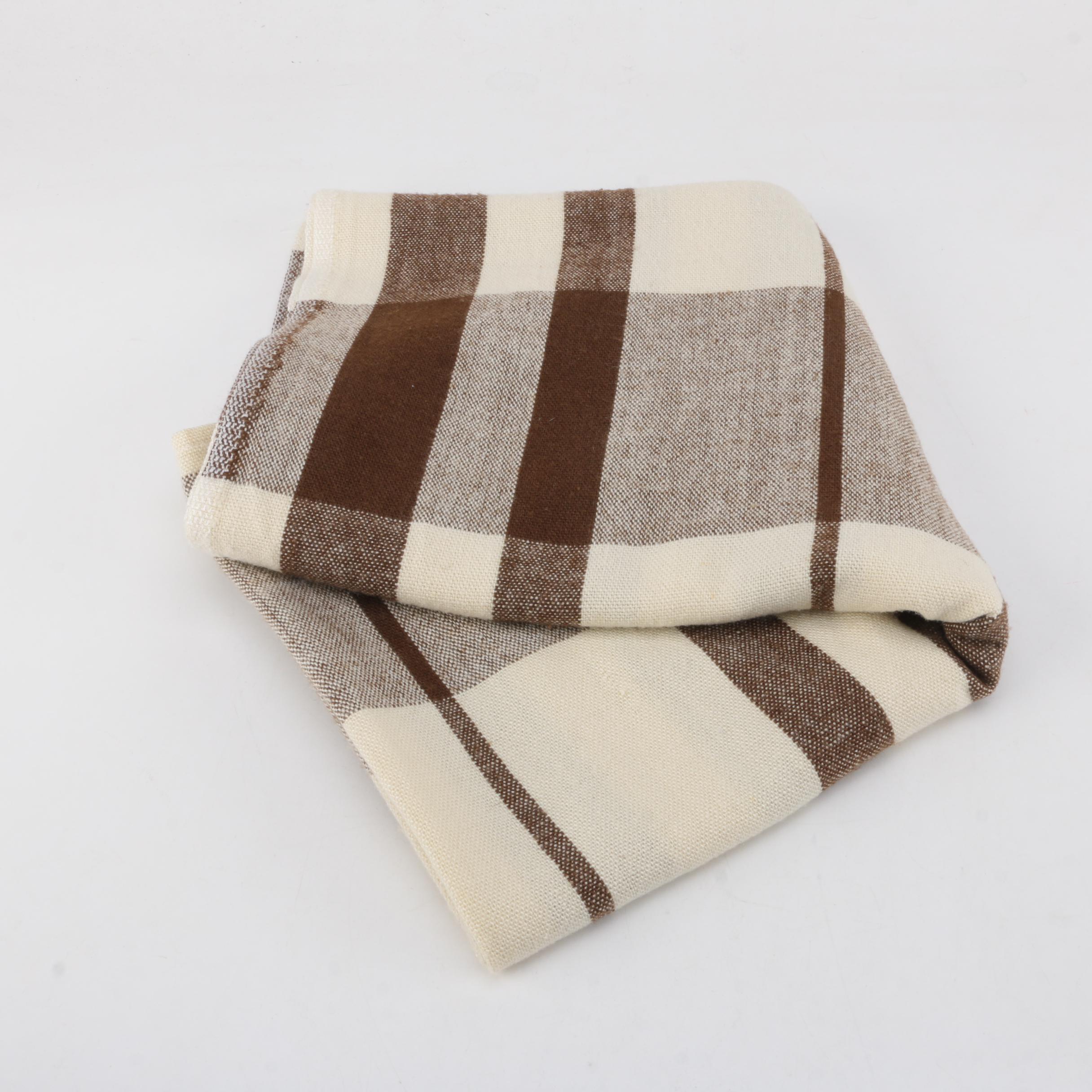 Vintage Dutch Wool Blanket from the Aabe Woolen Mill