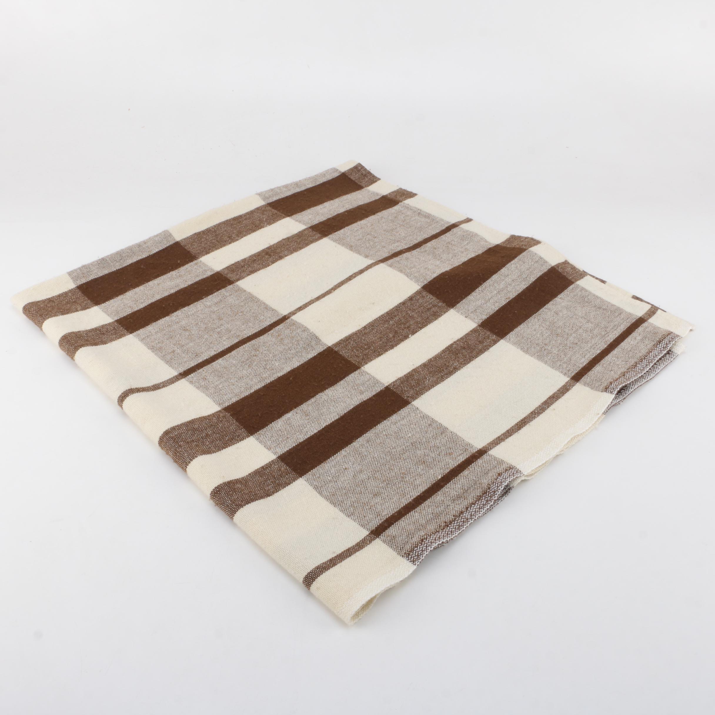 Vintage Dutch Wool Blanket from the Aabe Woolen Mill