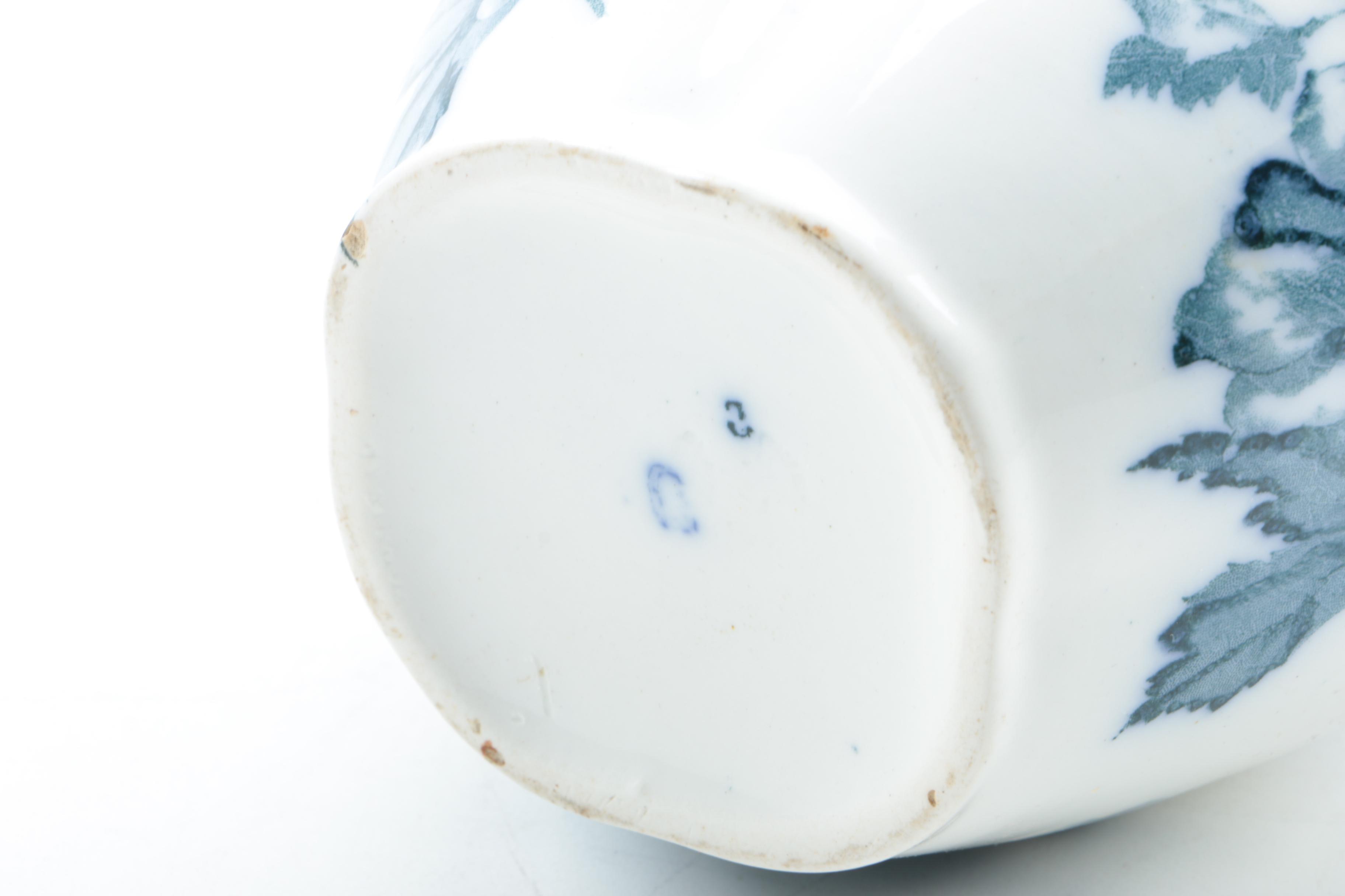 Antique Flow Blue and Vintage Alfred Meakin Ironstone Pitchers