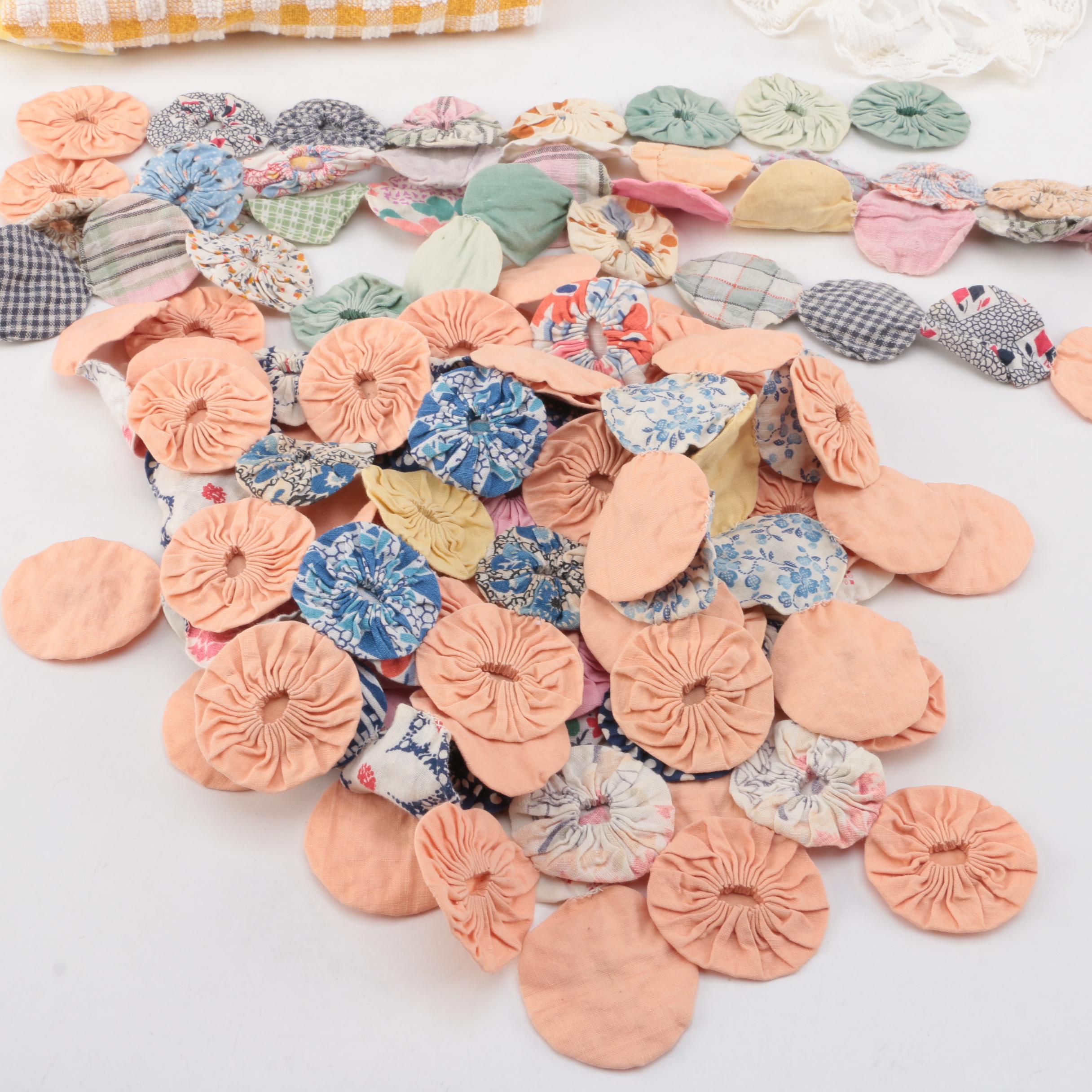 Assorted Vintage Aprons and Linens