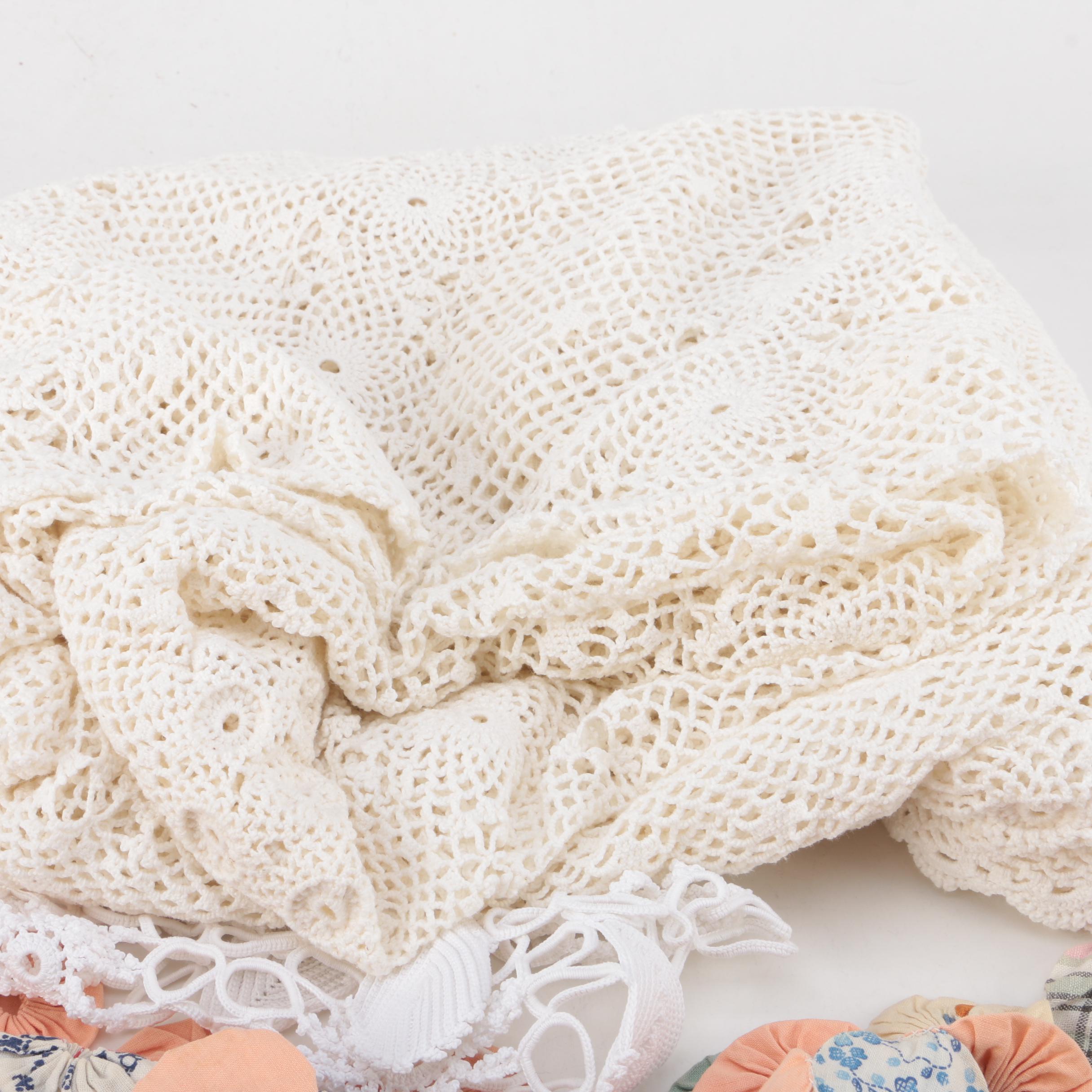PRIORITY-Crocheted Table Cloths and Cloth covers