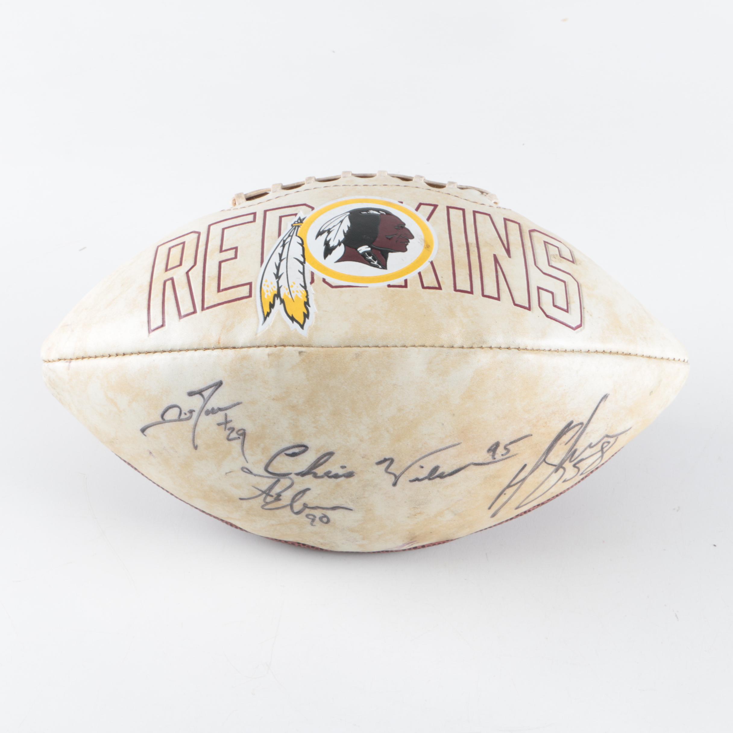 2007 Washington Redskins Team Autographed Football