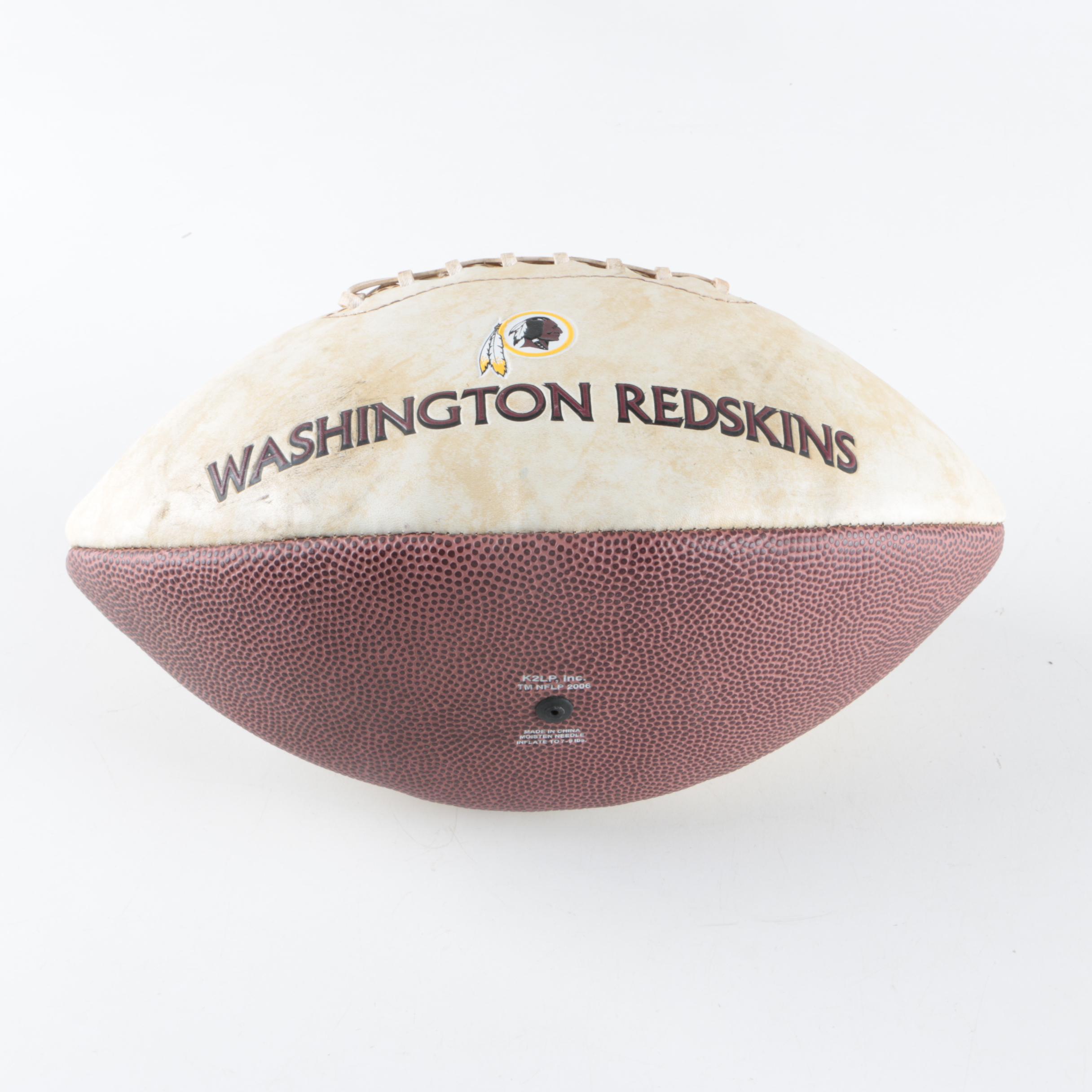 2007 Washington Redskins Team Autographed Football