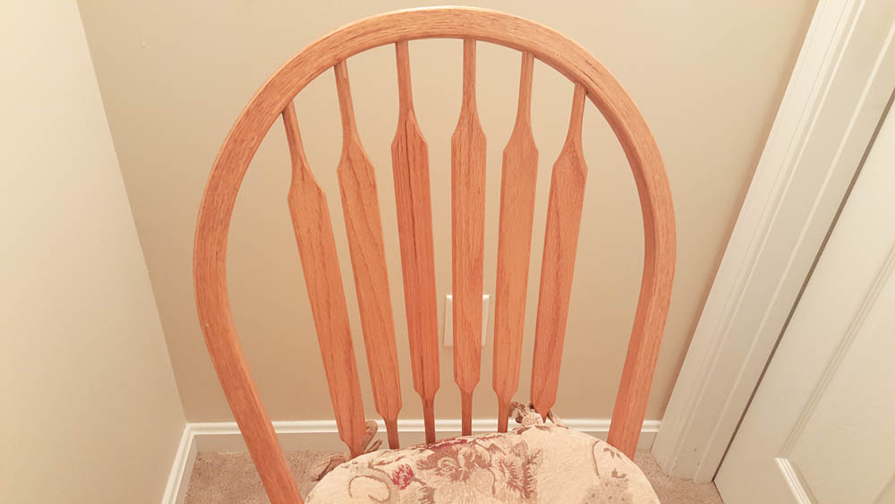 Windsor Style Desk Chair on Casters