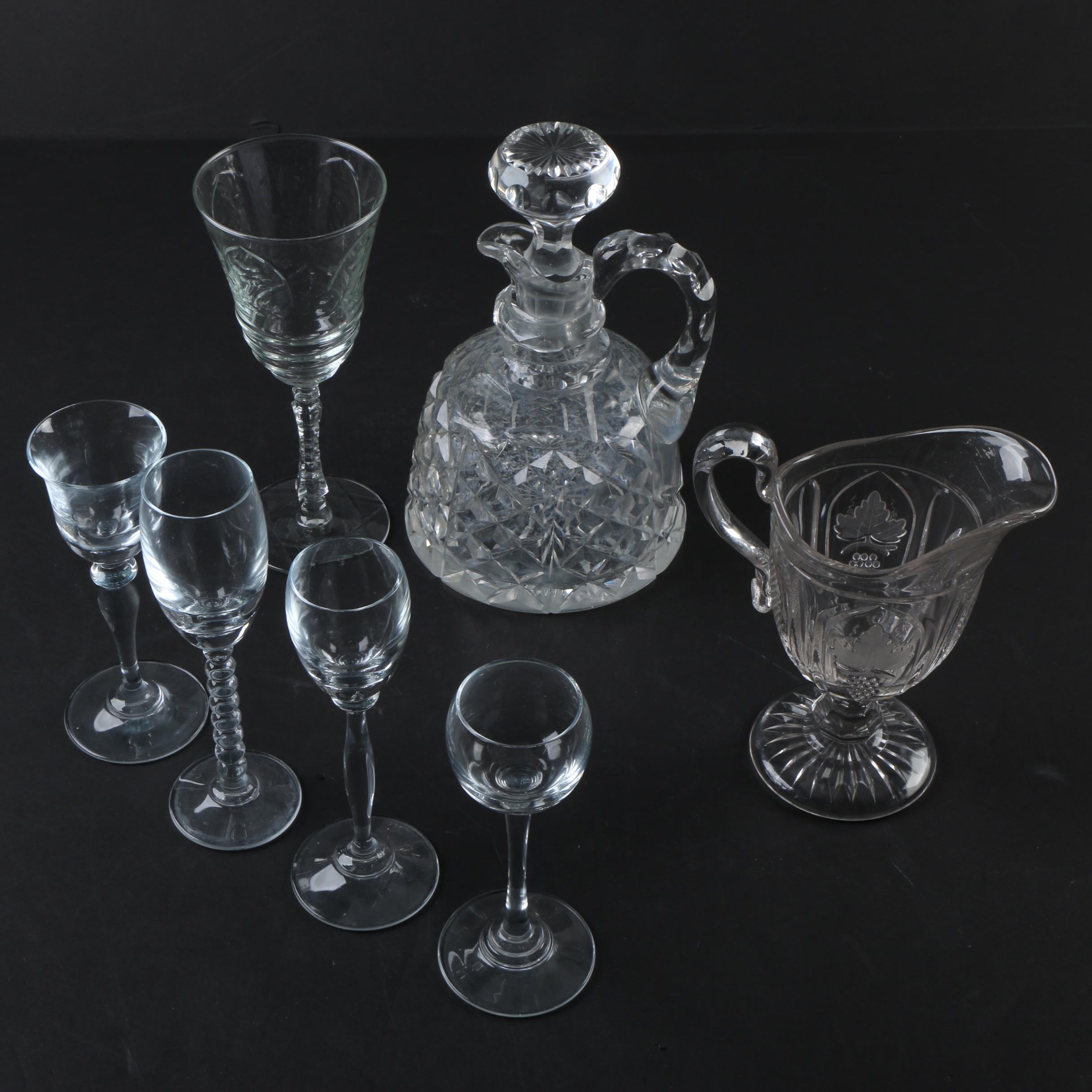 Vintage Glass Barware