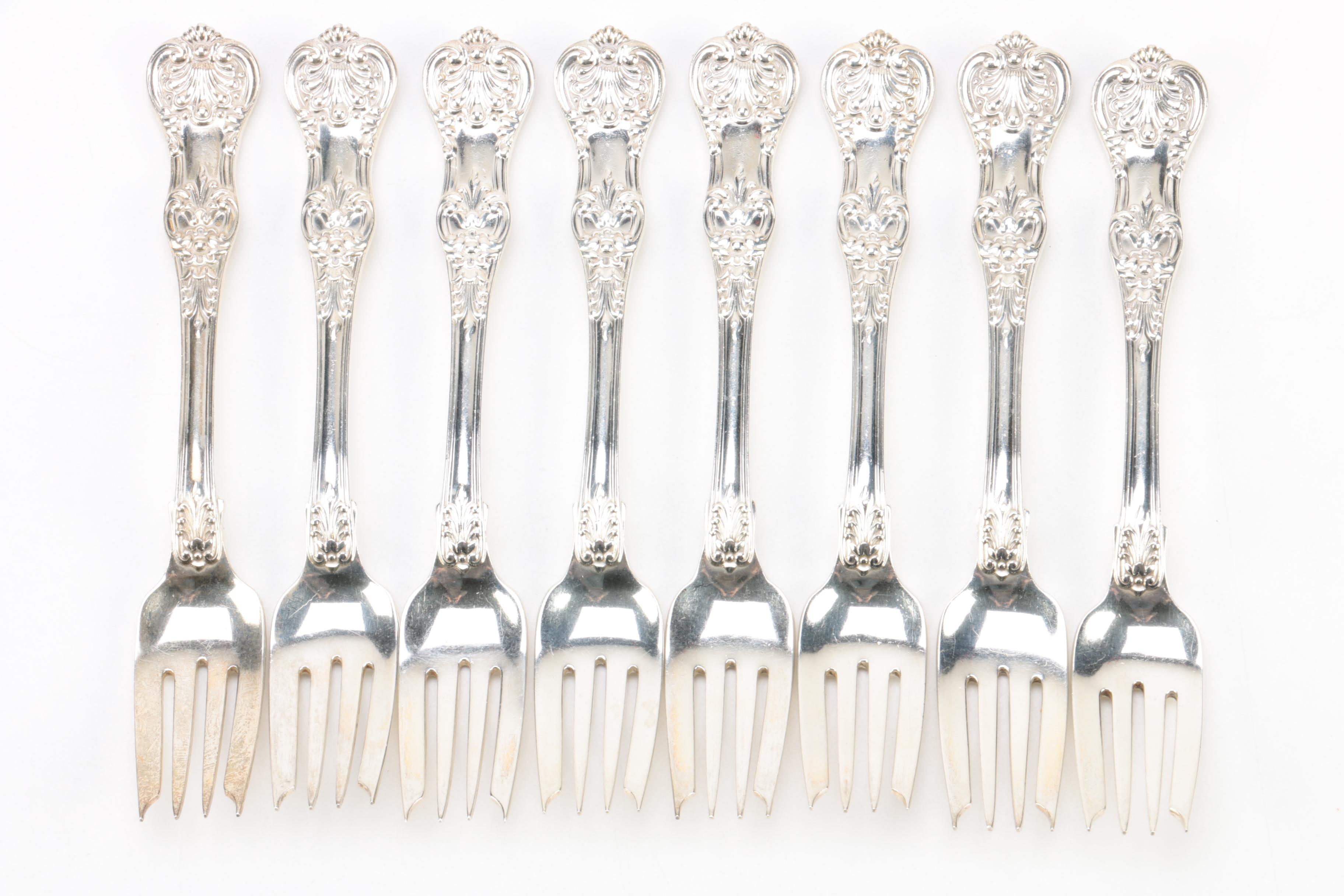 Tiffany & Co "English King" Sterling Silver Forks