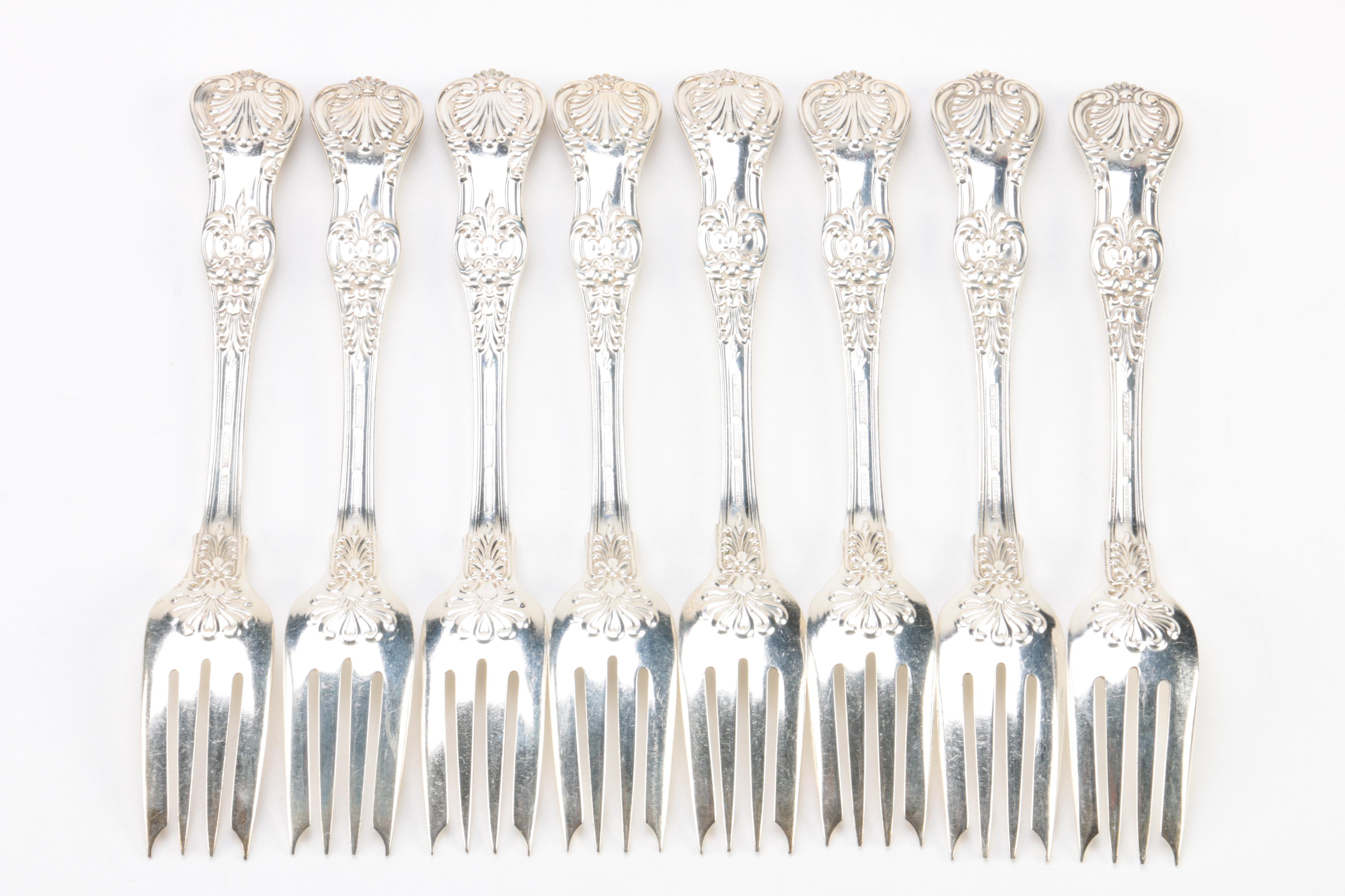 Tiffany & Co "English King" Sterling Silver Forks