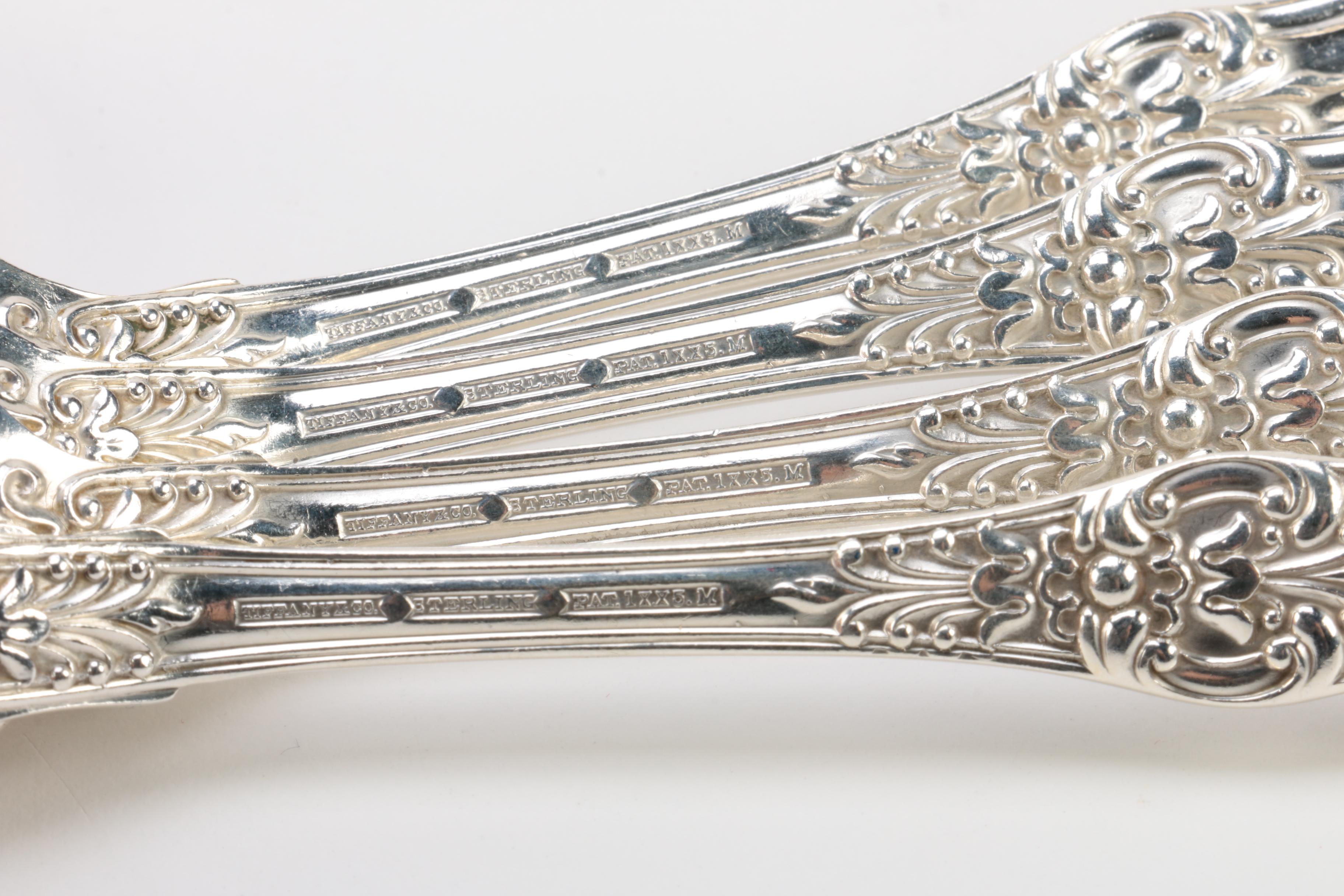 Tiffany & Co "English King" Sterling Silver Forks
