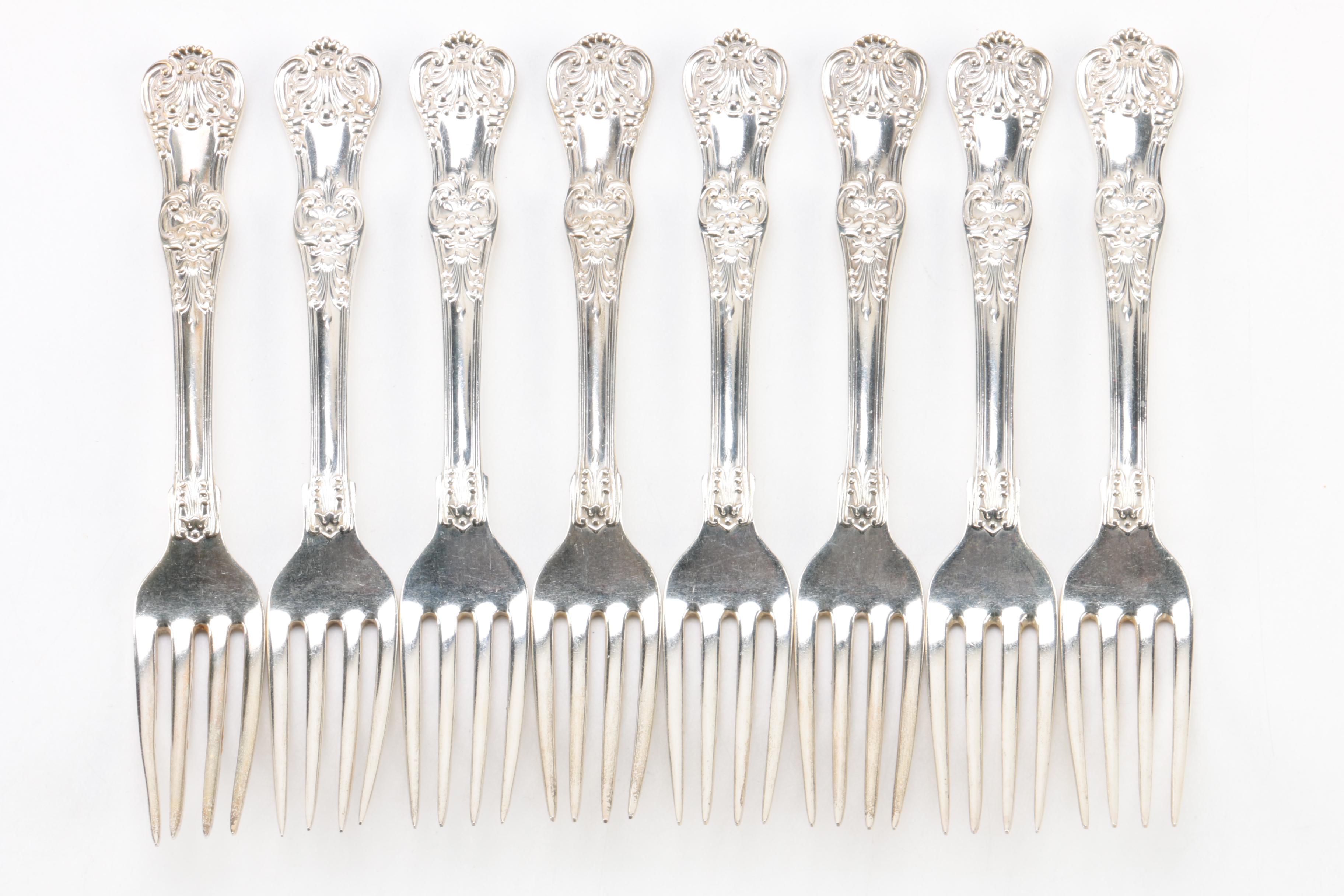 Tiffany & Co "English King" Sterling Silver Forks