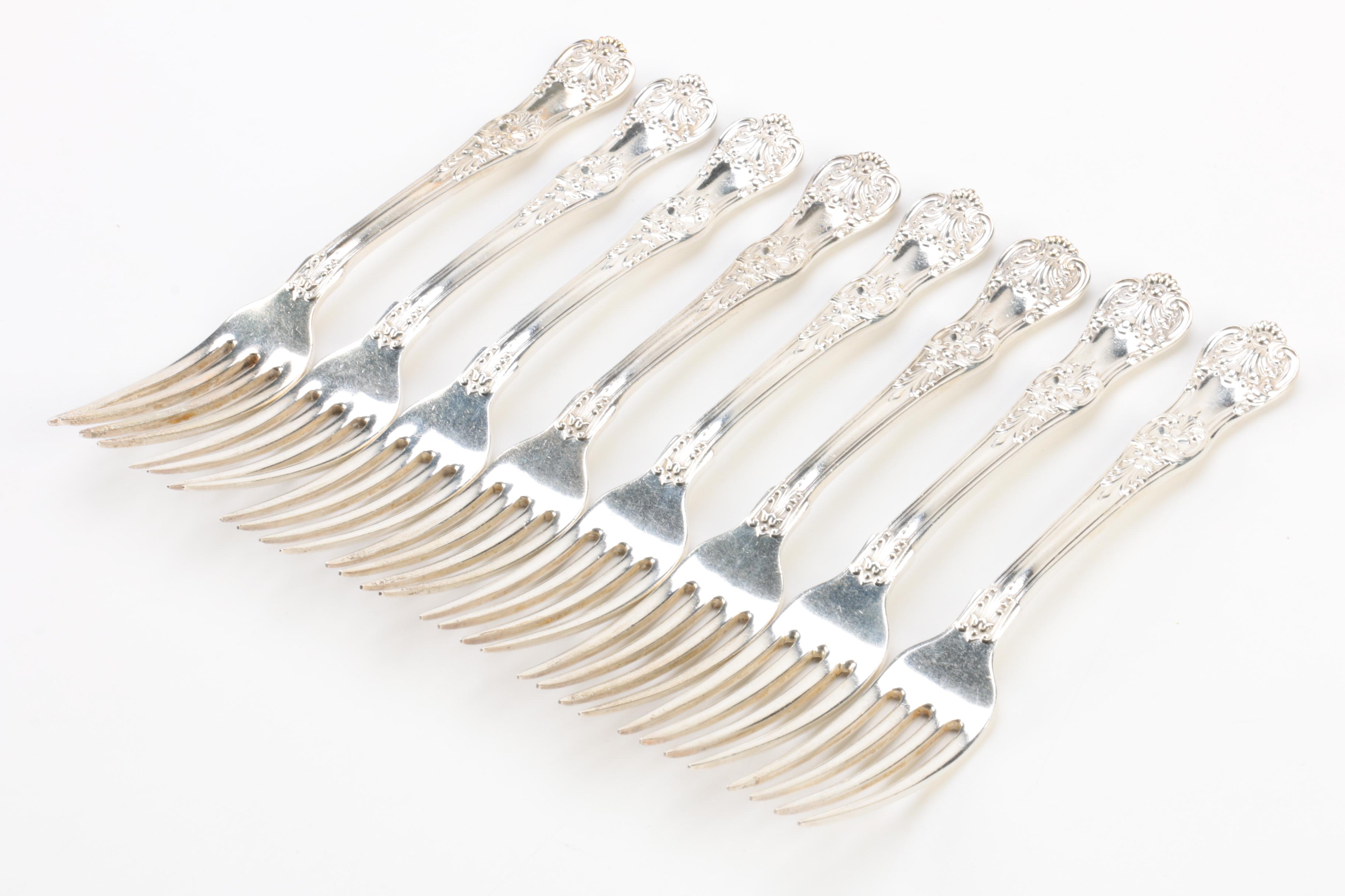 Tiffany & Co "English King" Sterling Silver Forks