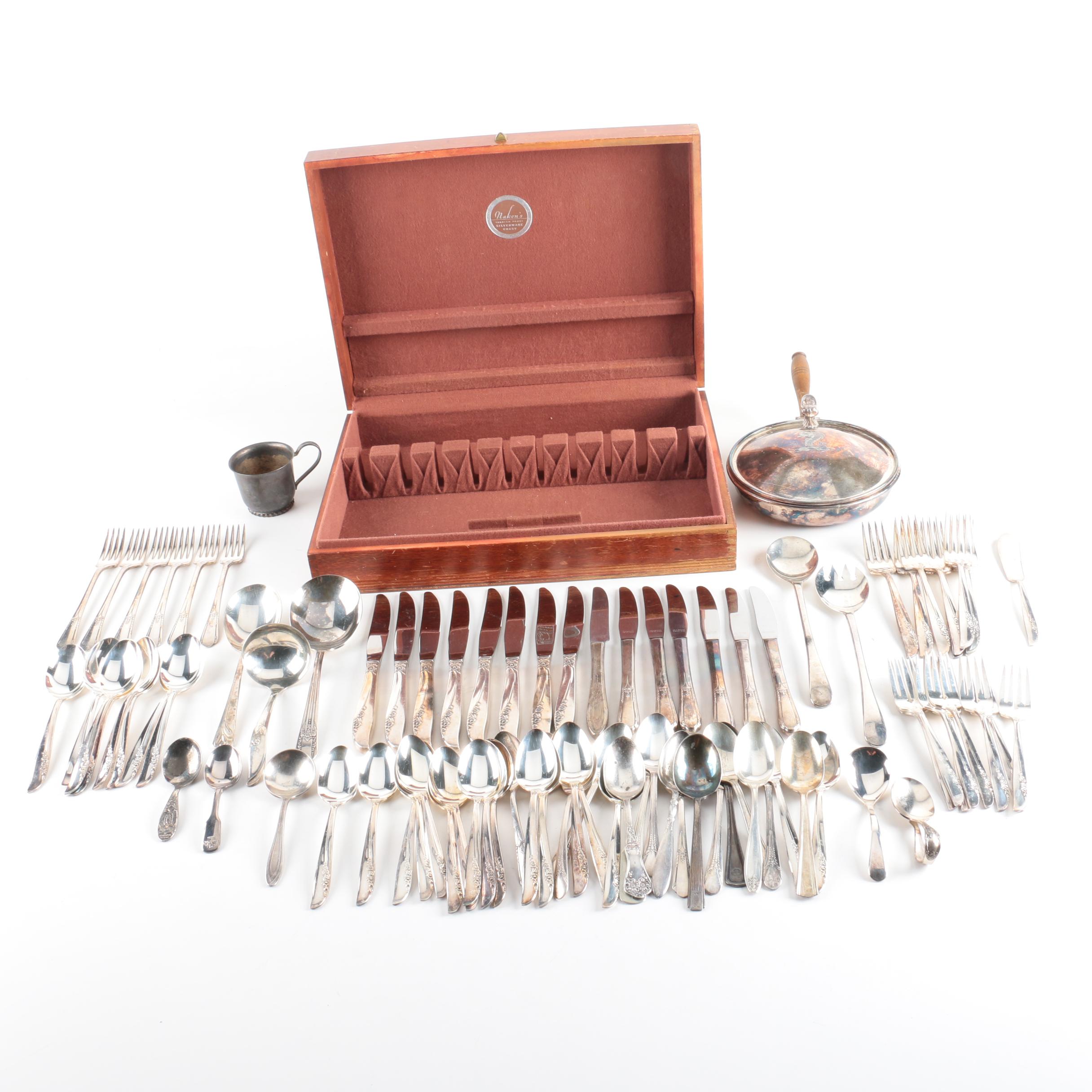 1881 Rogers "Lilac Time" Silver Plate Flatware and More