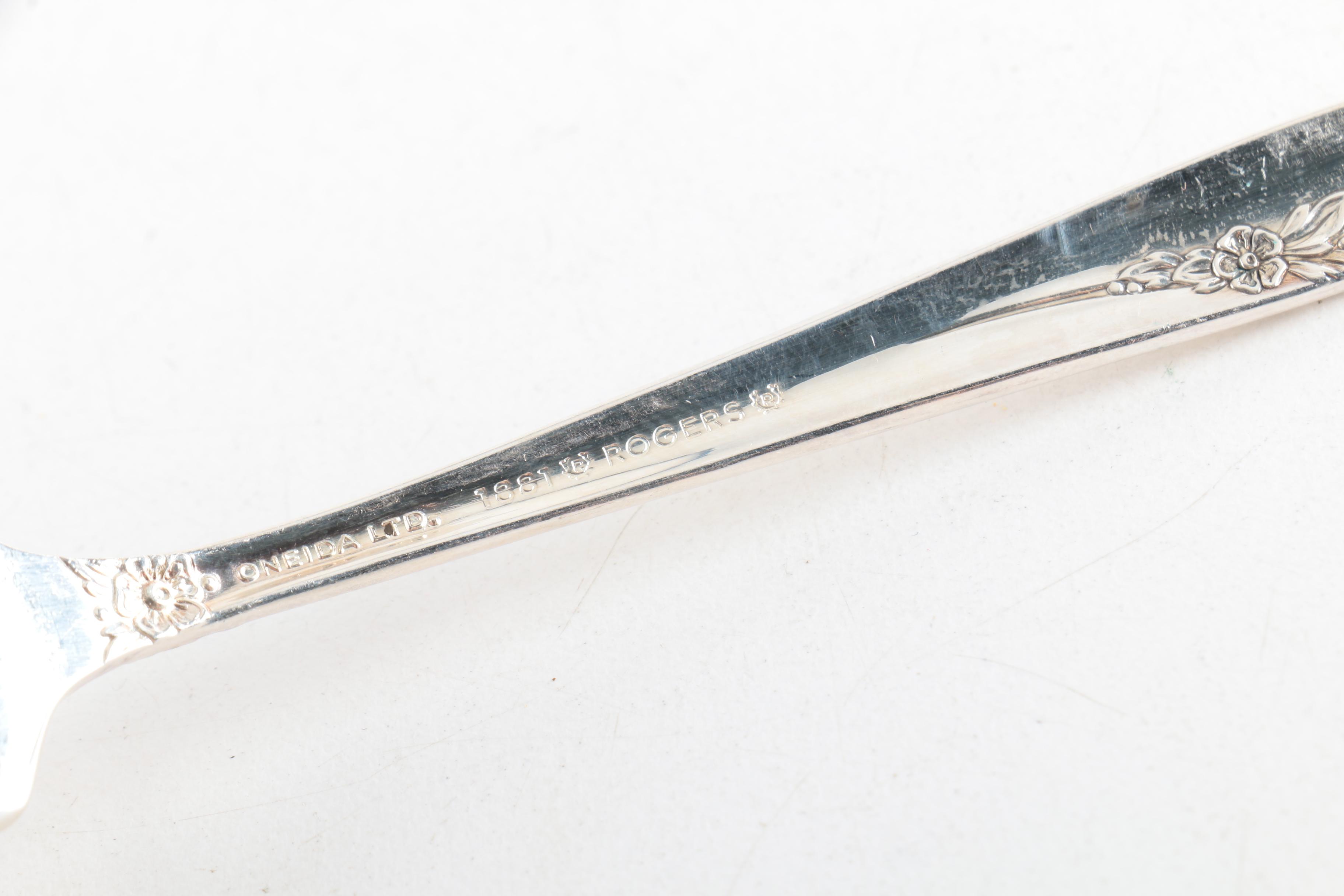 1881 Rogers "Lilac Time" Silver Plate Flatware and More