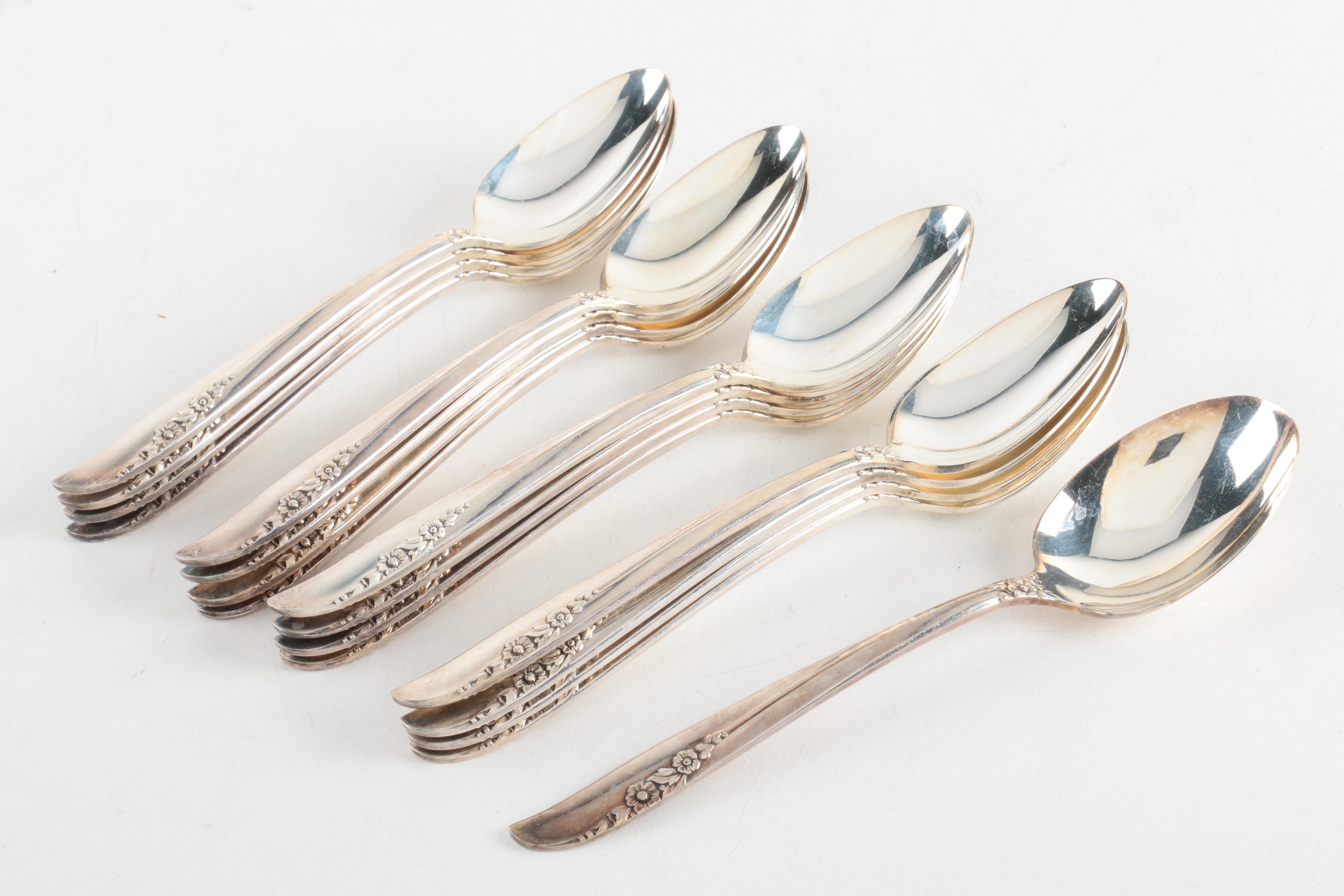 1881 Rogers "Lilac Time" Silver Plate Flatware and More