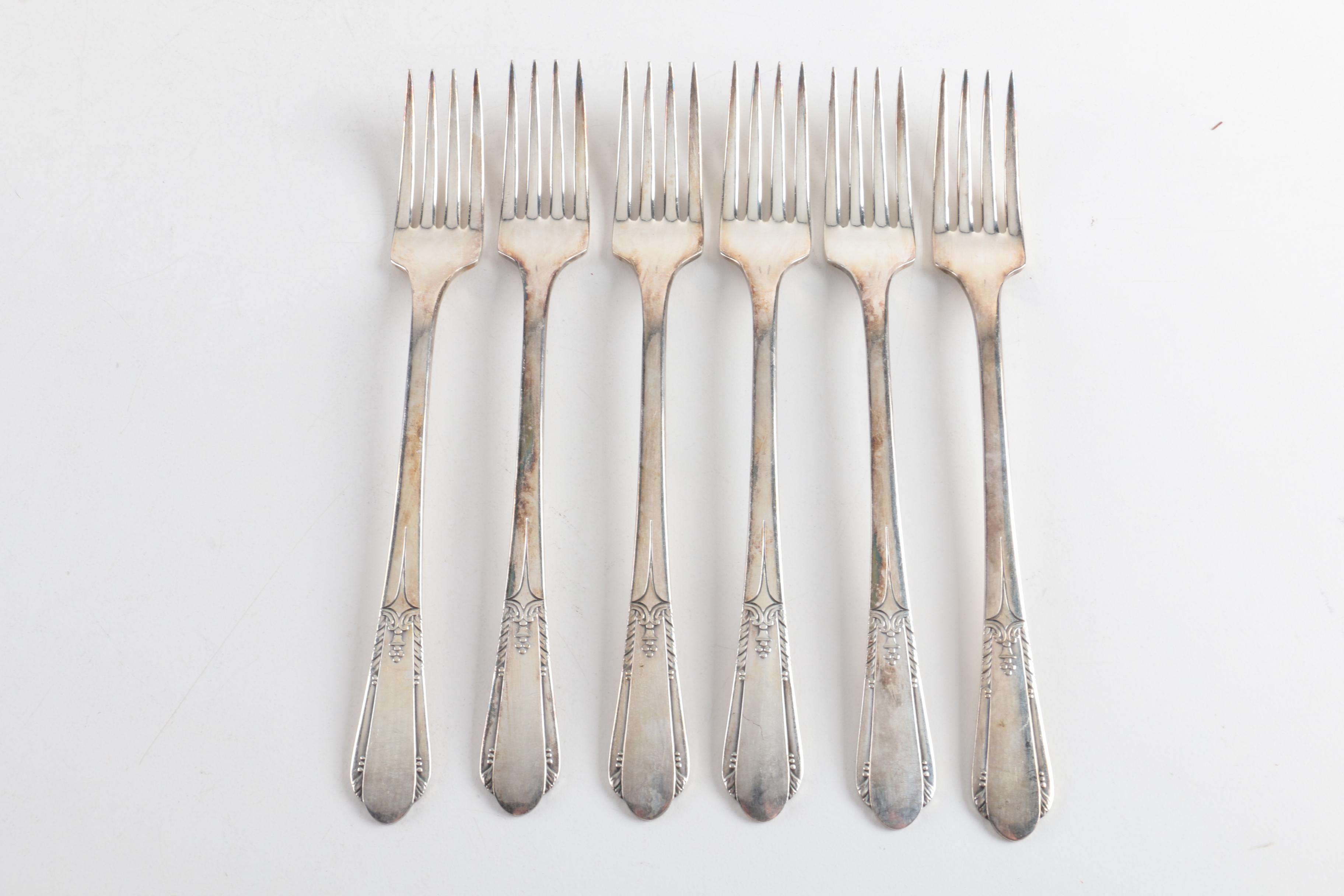 1881 Rogers "Lilac Time" Silver Plate Flatware and More