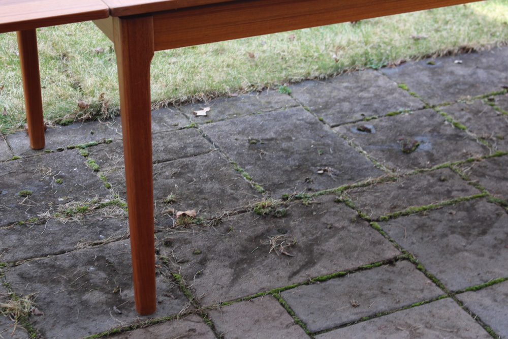 Danish Modern Teak Draw-Leaf Table by Skovby Mobelfabrik