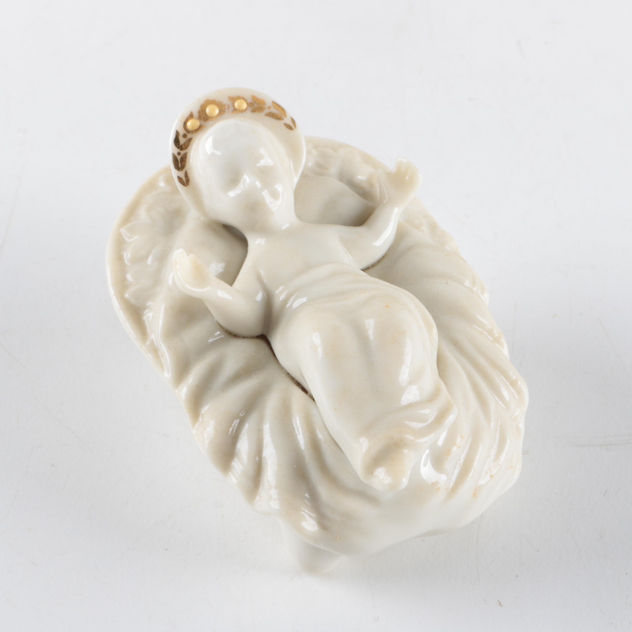 Lenox China Jewels Collection Christmas Nativity Figurines