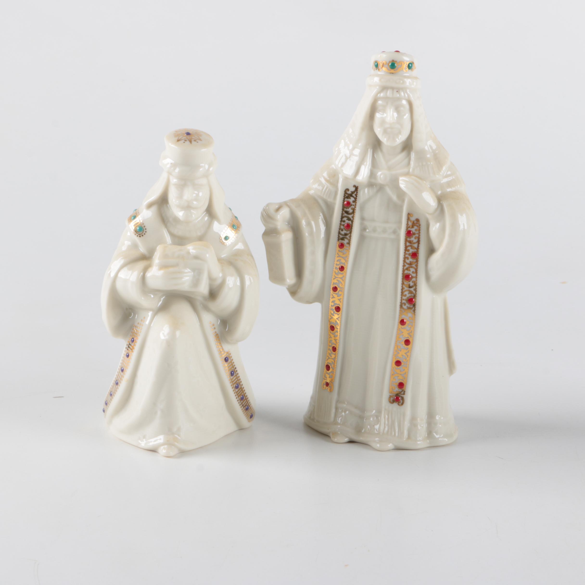Lenox China Jewels Collection Christmas Nativity Figurines