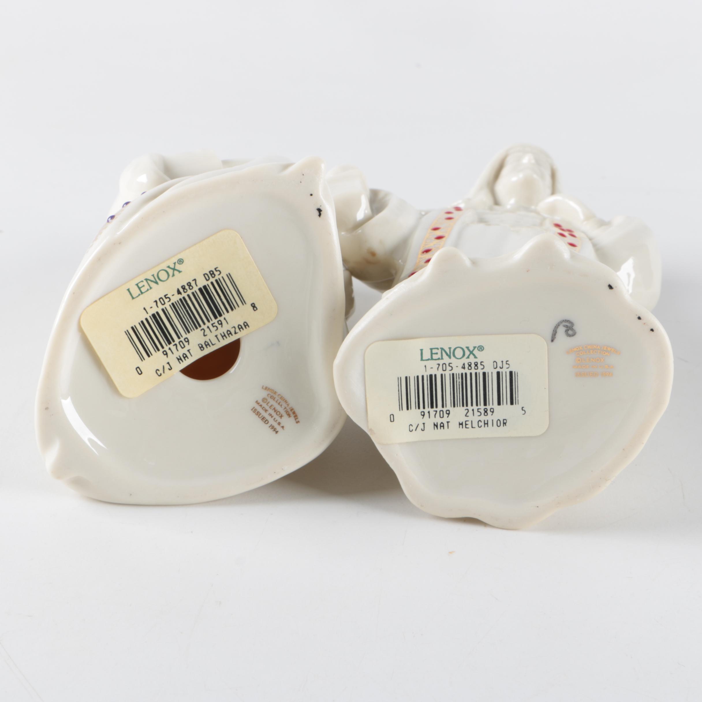 Lenox China Jewels Collection Christmas Nativity Figurines