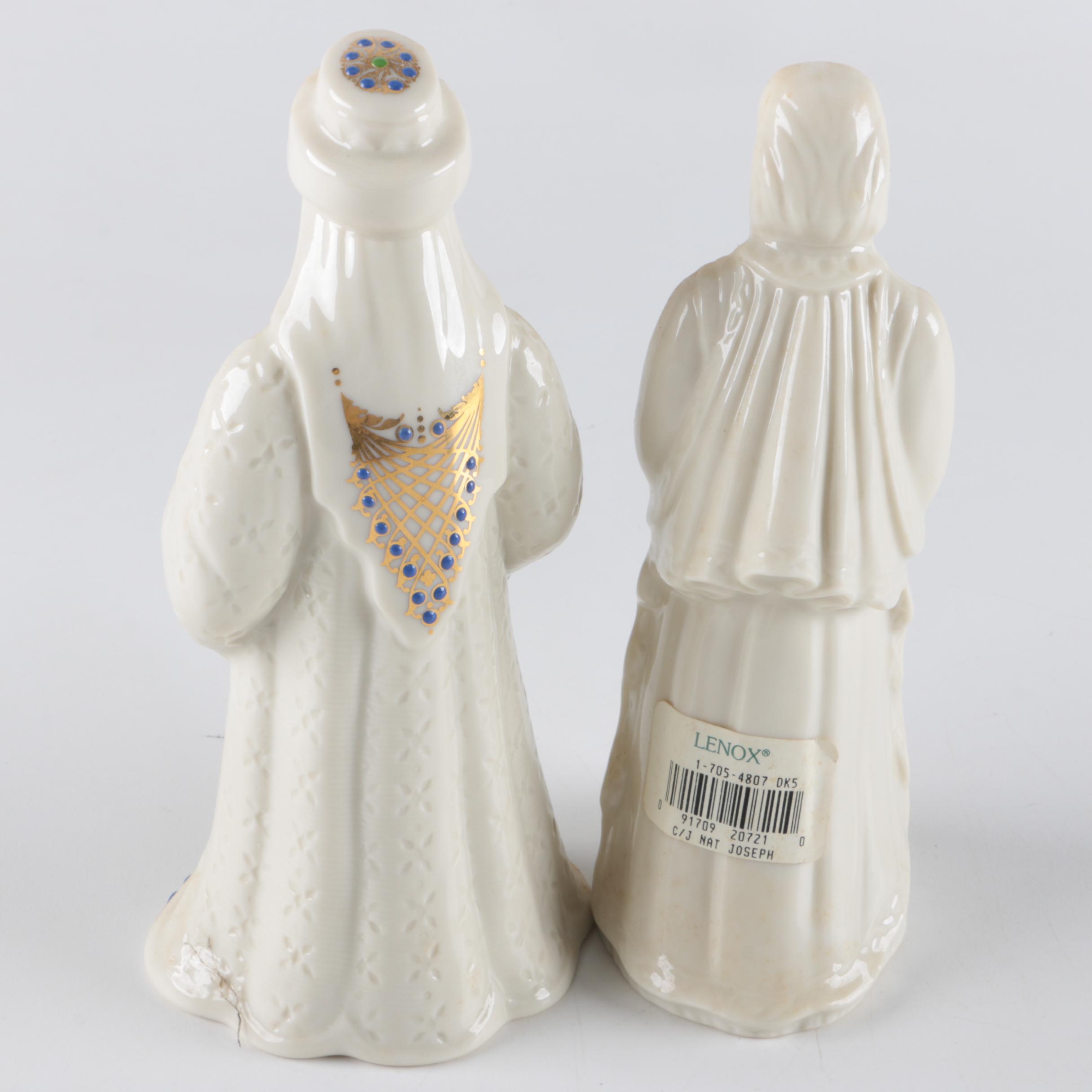 Lenox China Jewels Collection Christmas Nativity Figurines
