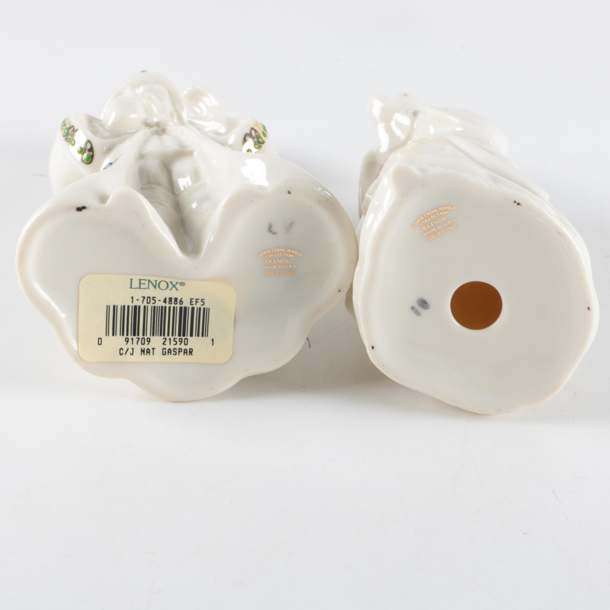 Lenox China Jewels Collection Christmas Nativity Figurines