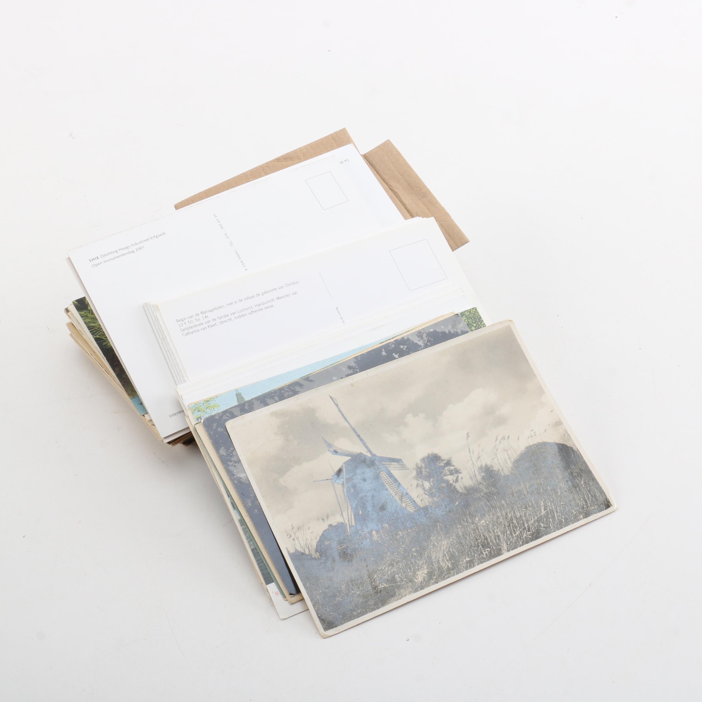 Vintage Postcard Collection Including Canada, Germany, the Netherlands